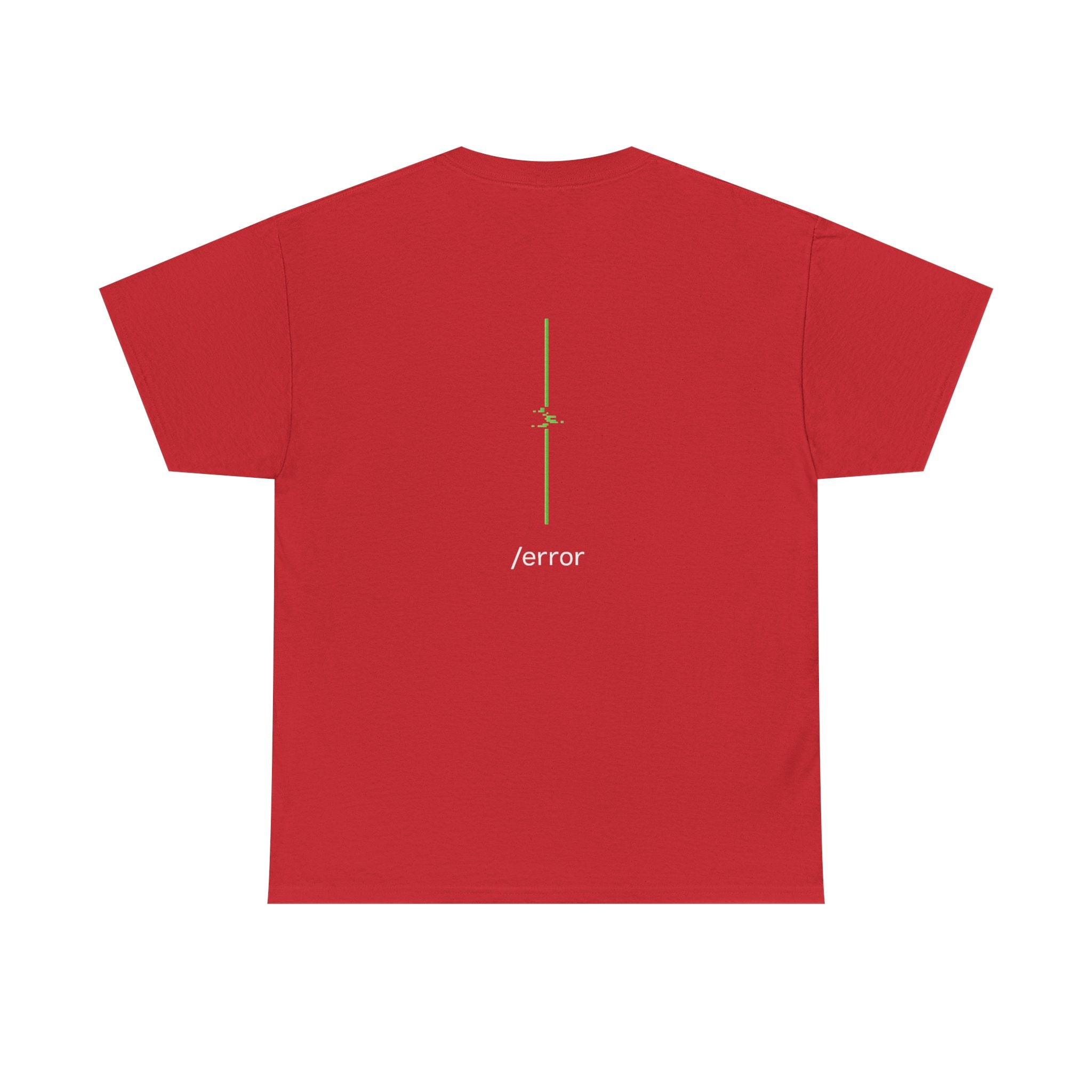 Glitch Line – Minimalistisches Neon Streetwear T-Shirt