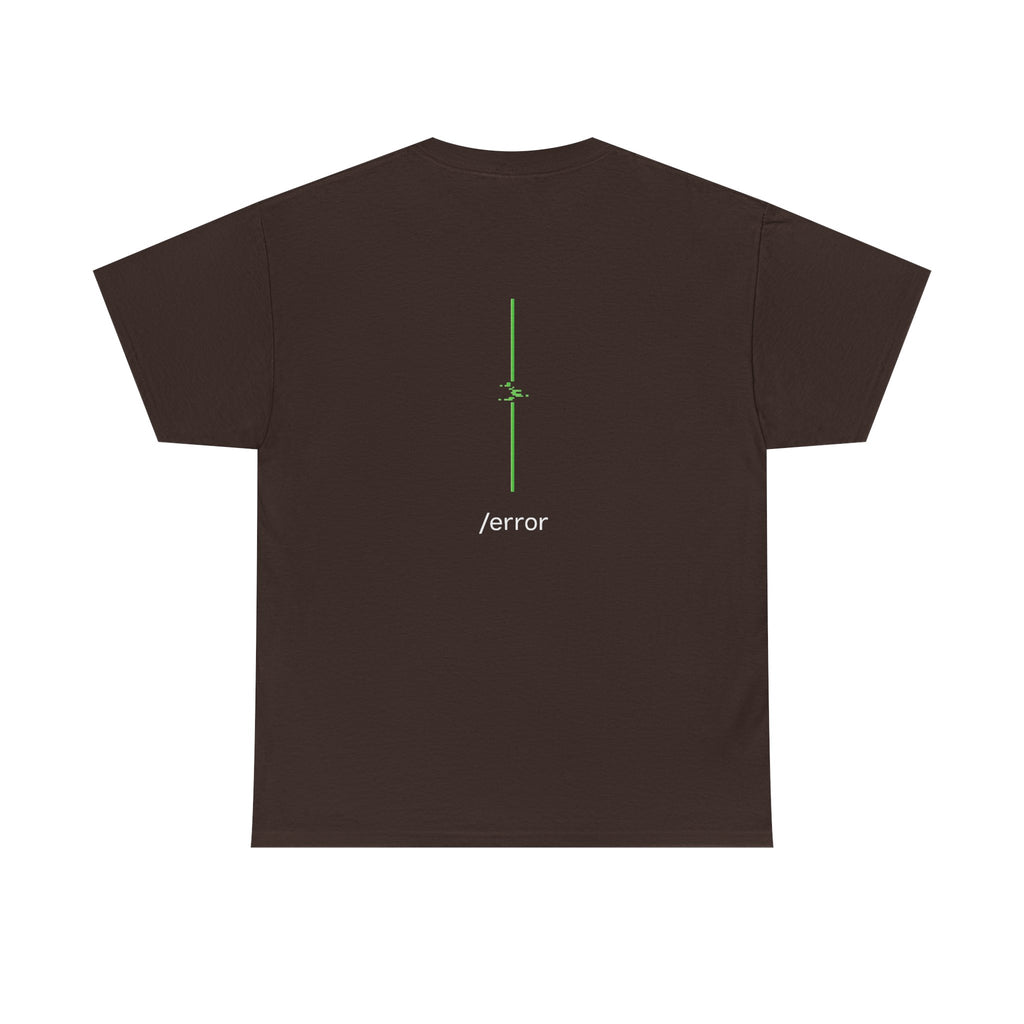 Glitch Line – Minimalistisches Neon Streetwear T-Shirt