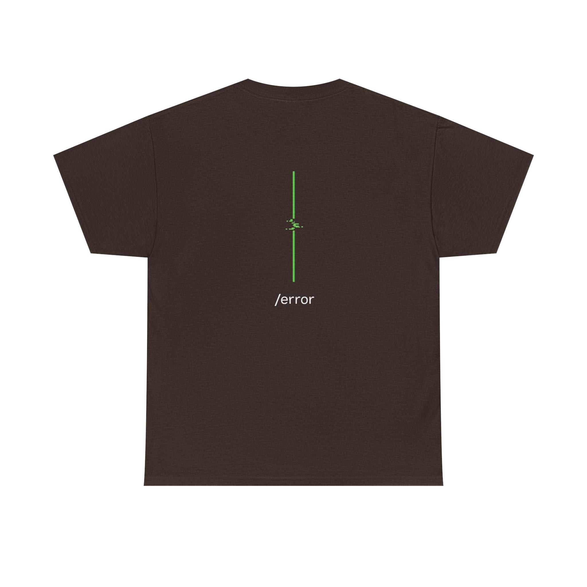Glitch Line – Minimalistisches Neon Streetwear T-Shirt