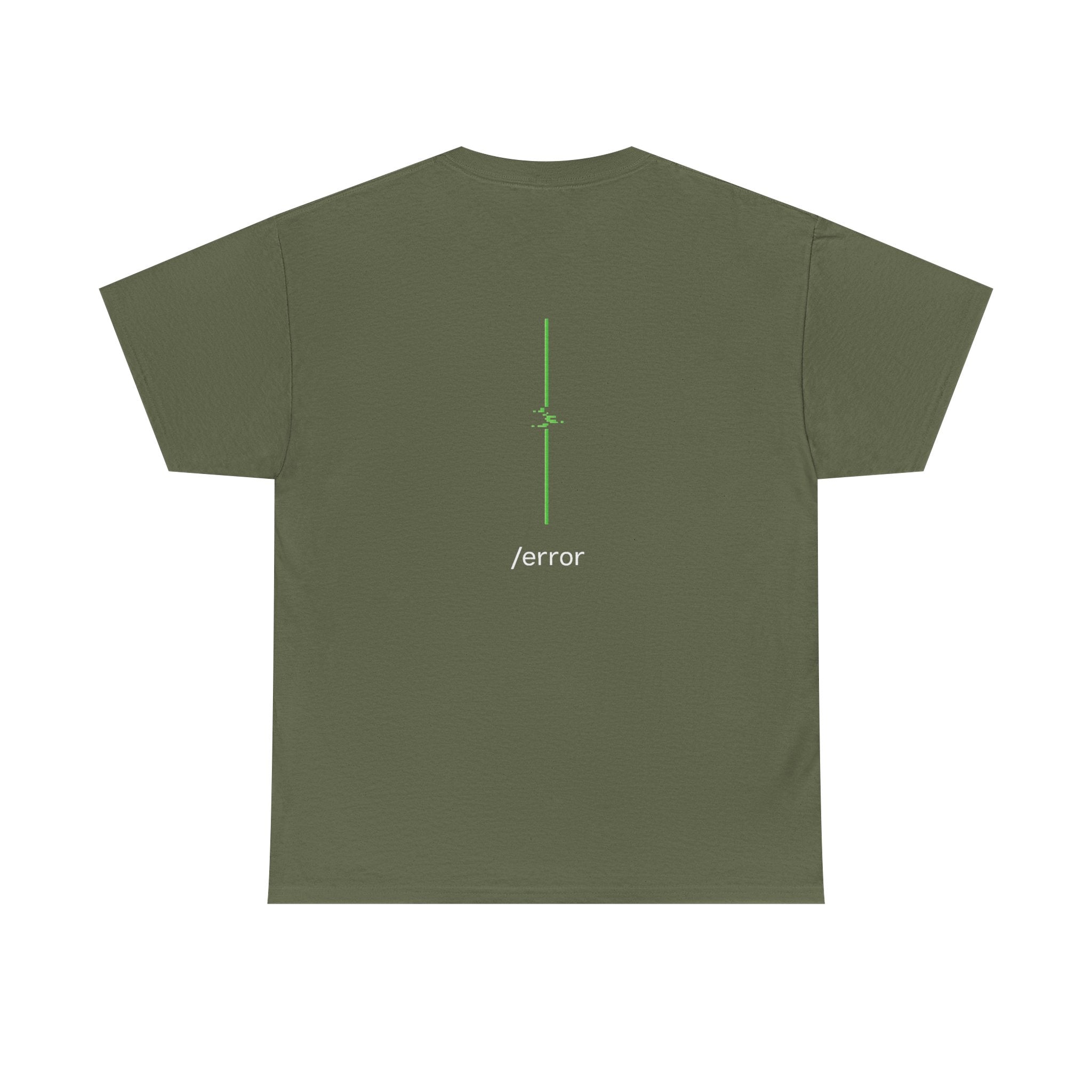 Glitch Line – Minimalistisches Neon Streetwear T-Shirt
