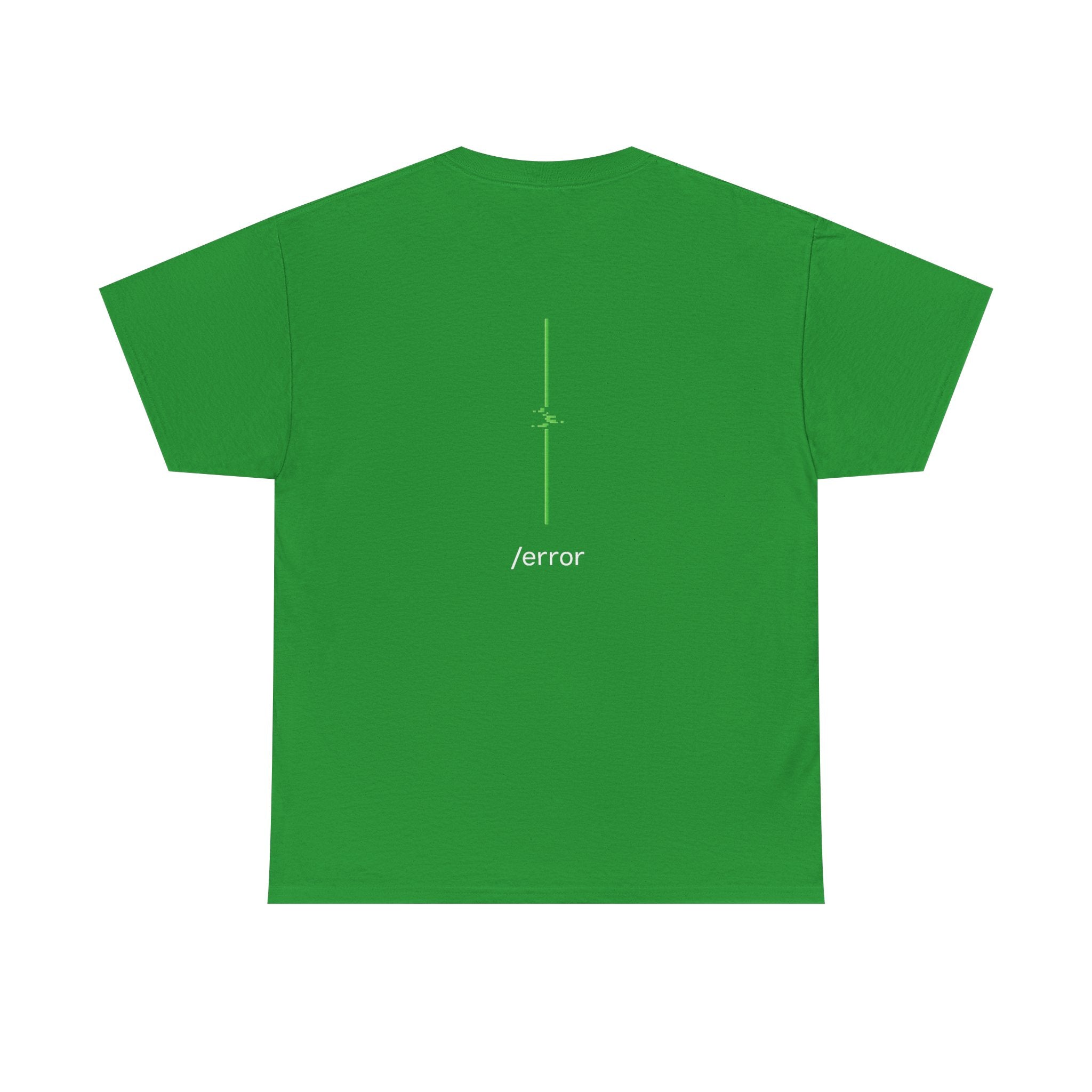 Glitch Line – Minimalistisches Neon Streetwear T-Shirt