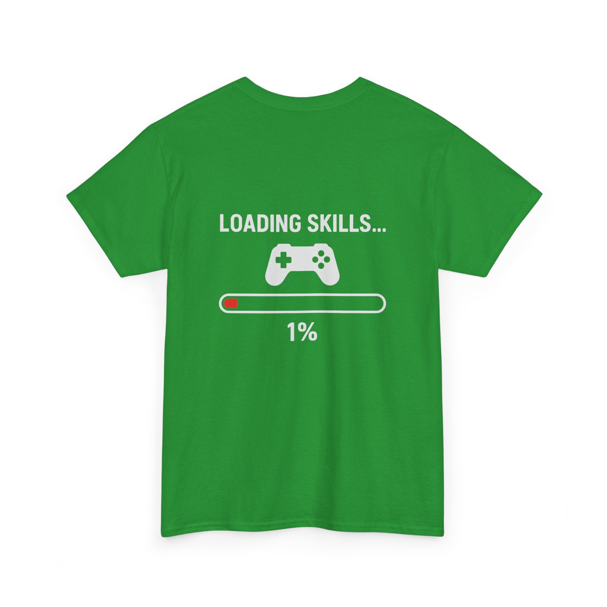 Loading Skills… 1% – Lustiges Gamer Meme T-Shirt
