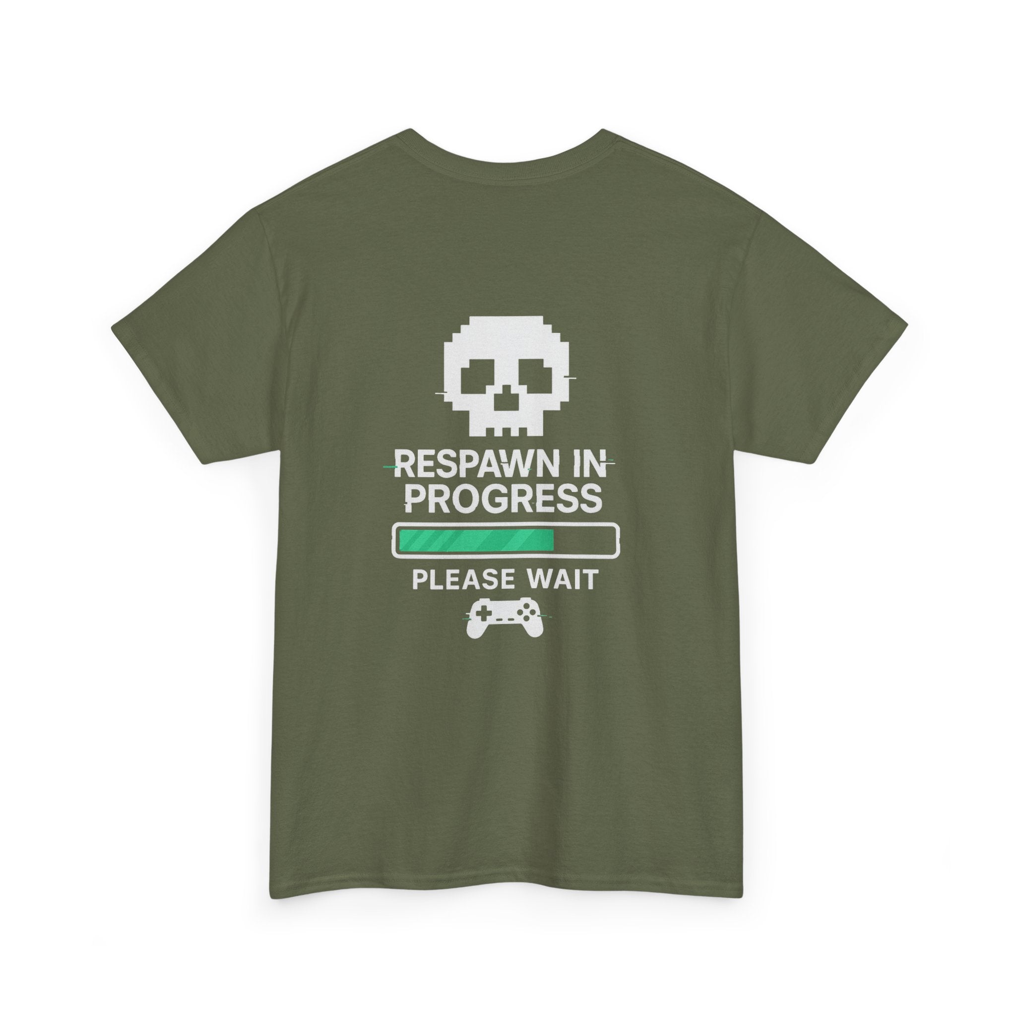 Respawn in Progress – Please Wait – Gamer Meme T-Shirt