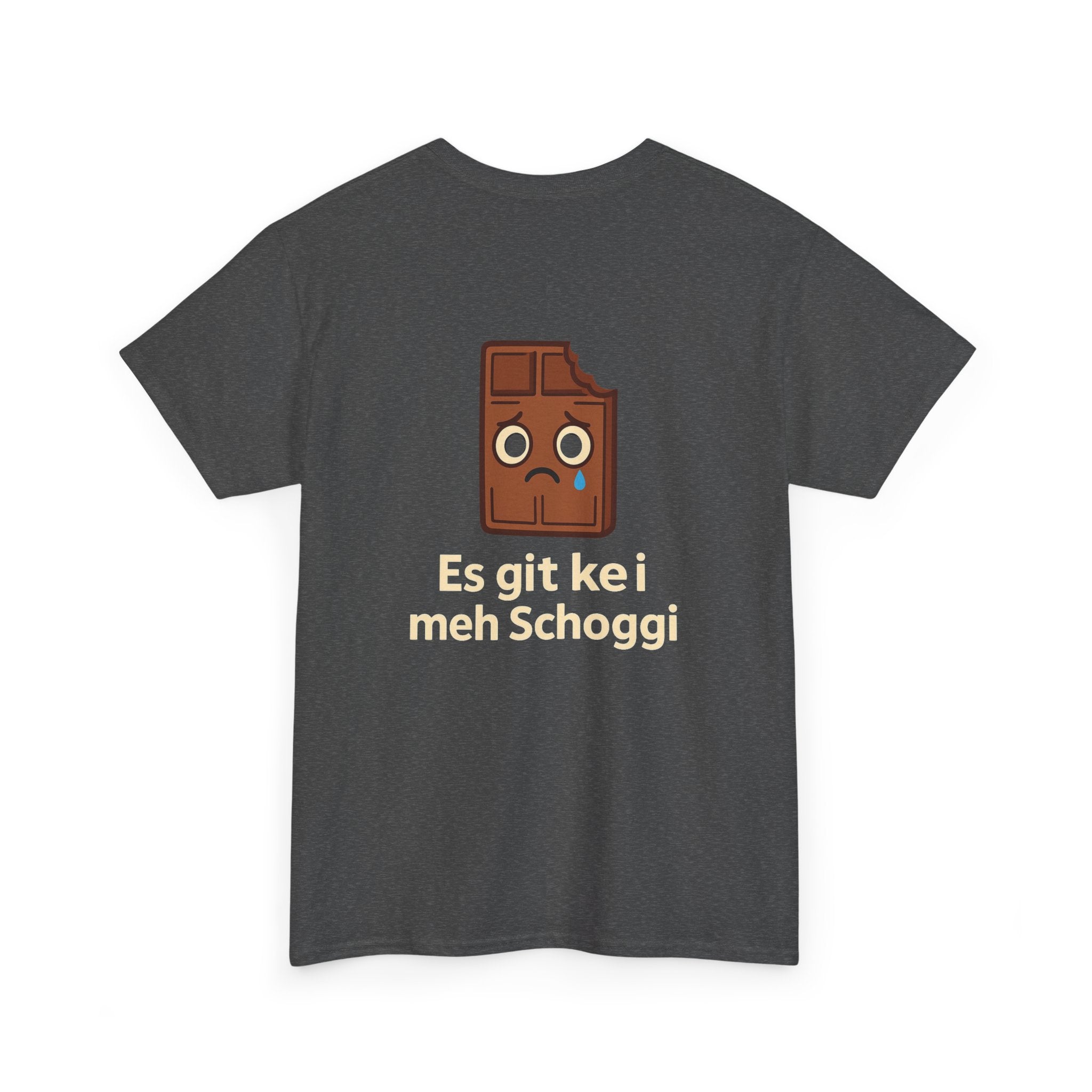 Es git kei meh Schoggi – Schweizer Humor T-Shirt