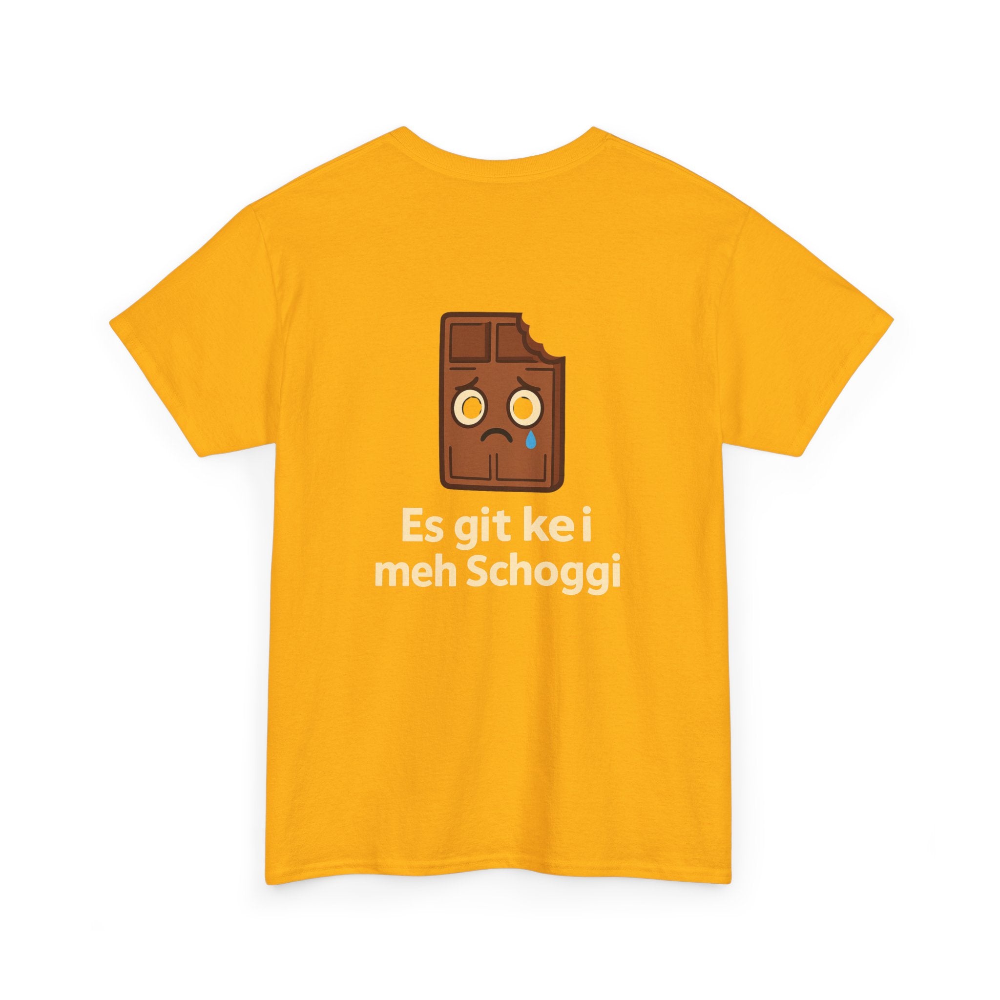 Es git kei meh Schoggi – Schweizer Humor T-Shirt