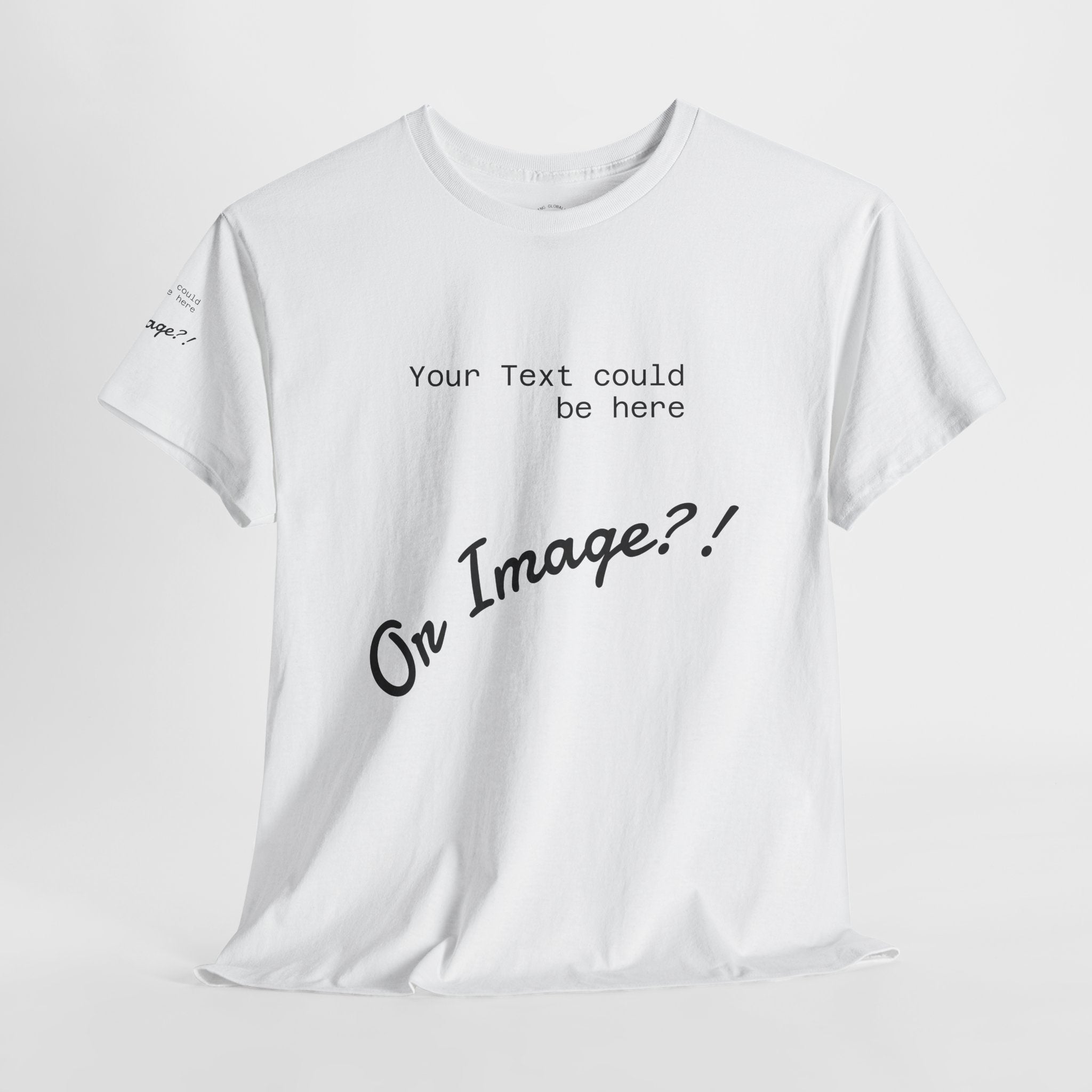 Individuell Bedruckbares Unisex Basic T-Shirt