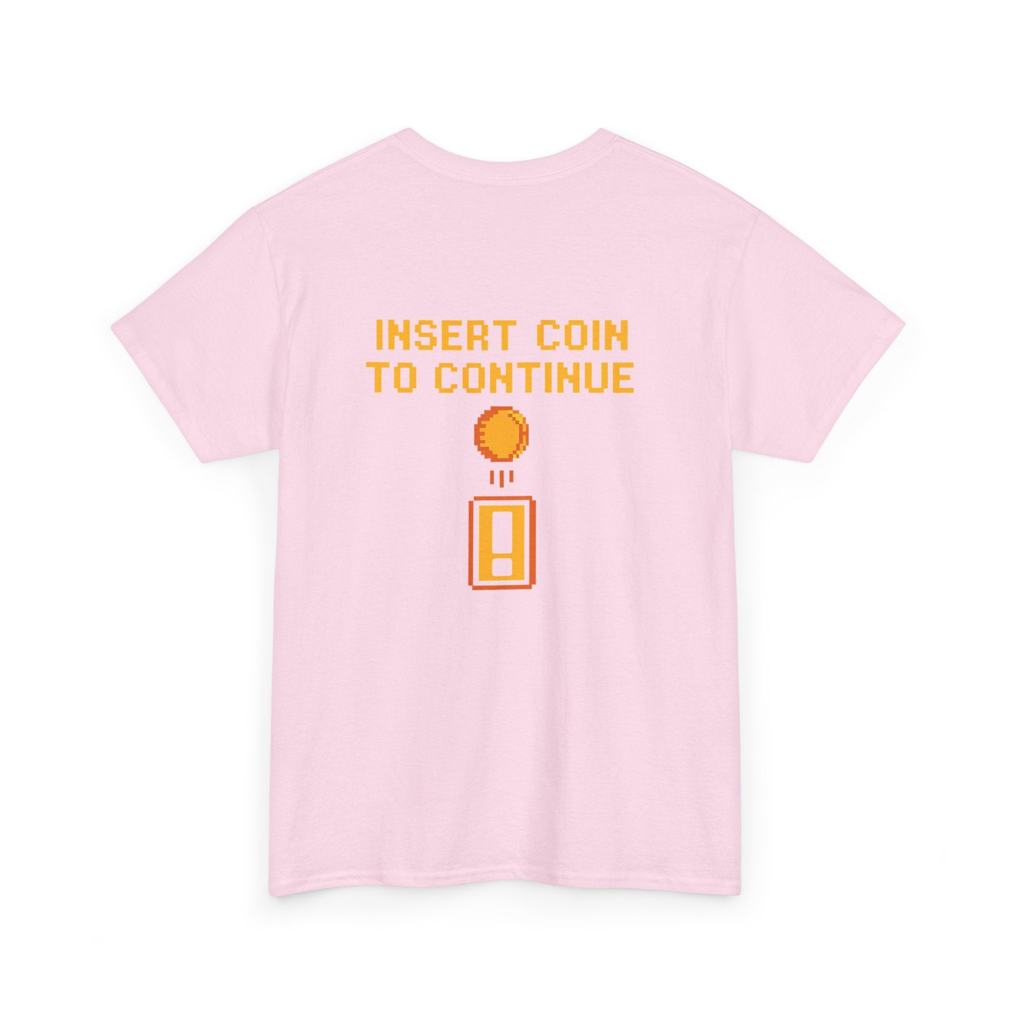 Insert Coin to Continue – Retro Arcade Gamer T-Shirt