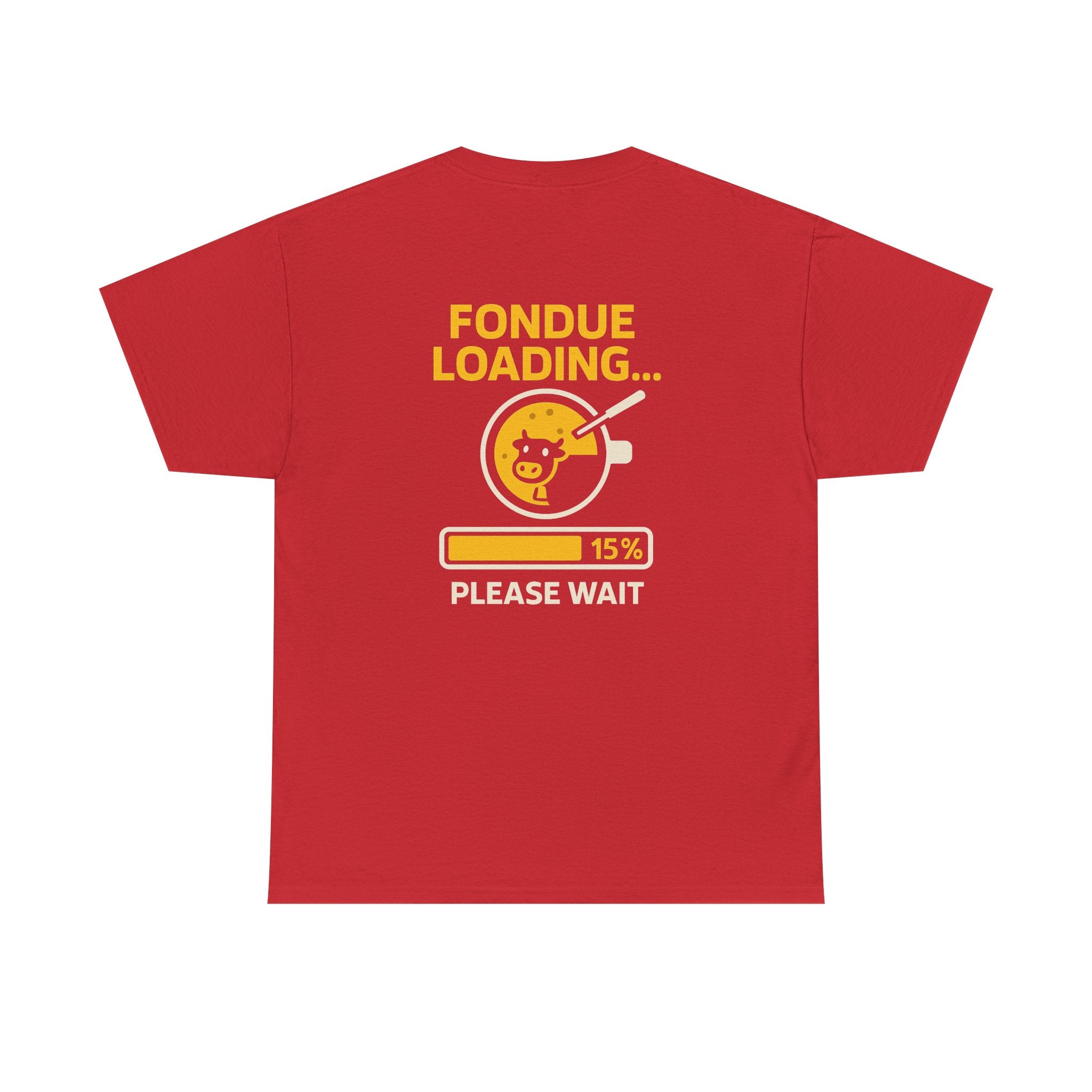 Fondue Loading – Schweizer Winter Meme T-Shirt