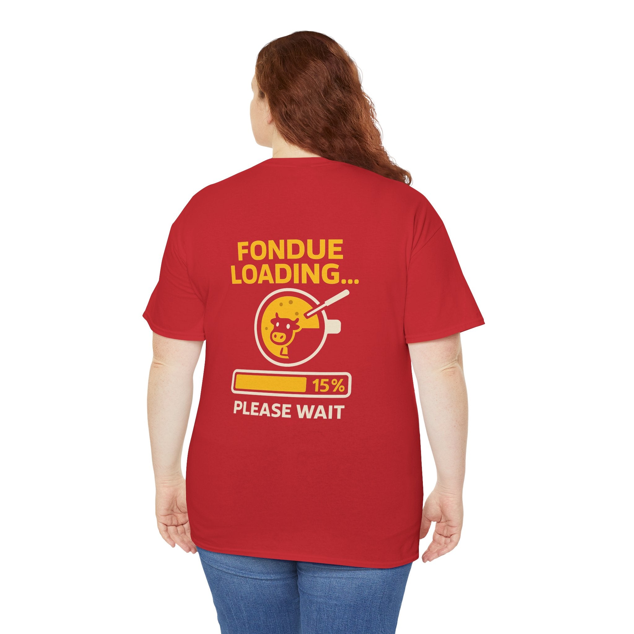 Fondue Loading – Schweizer Winter Meme T-Shirt