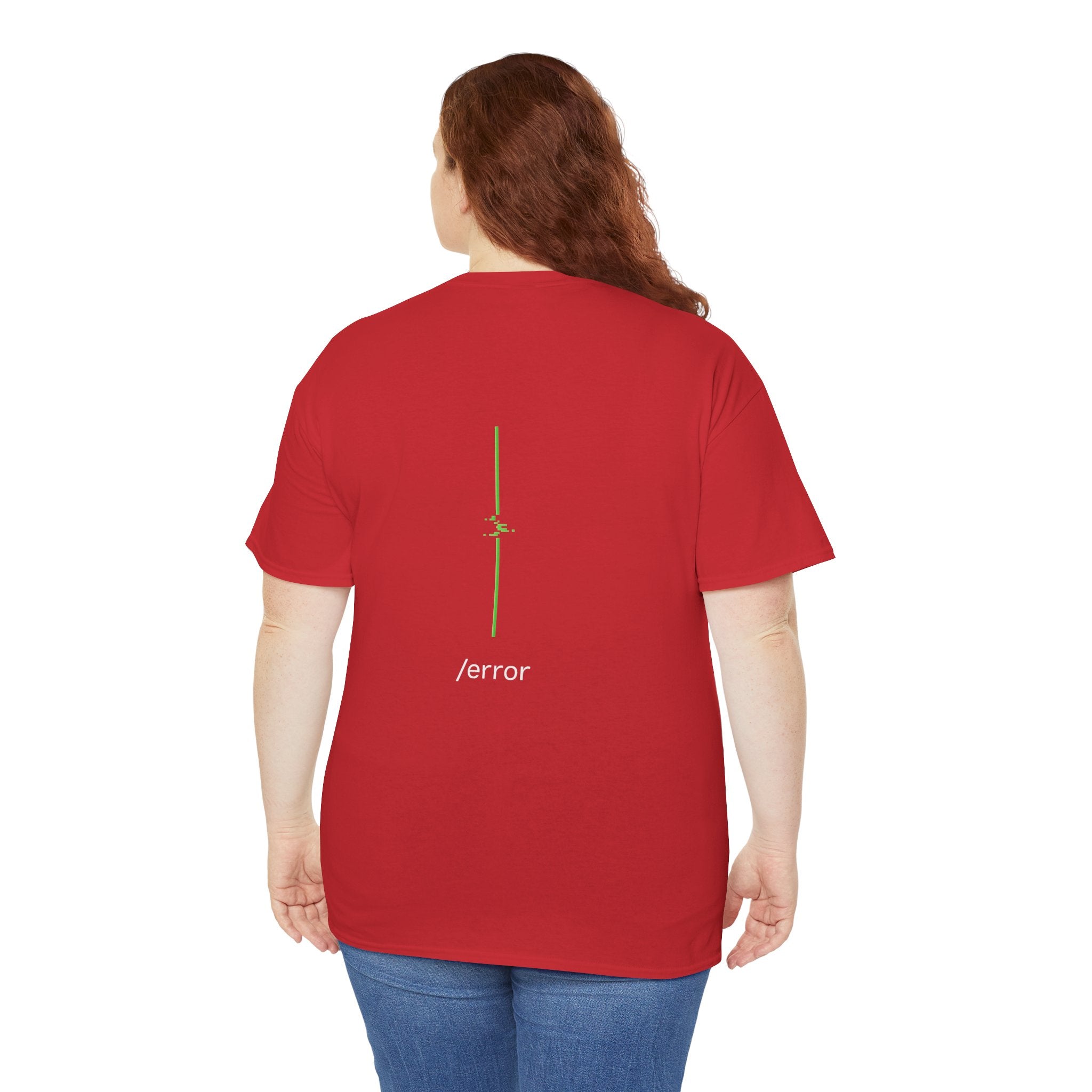 Glitch Line – Minimalistisches Neon Streetwear T-Shirt