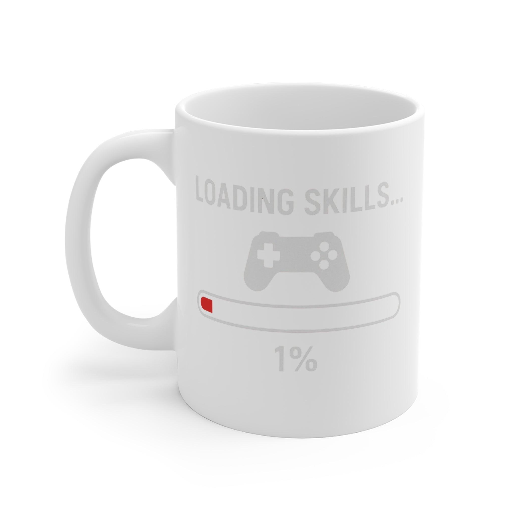 Loading Skills… 1% – Lustige Gamer Meme Tasse