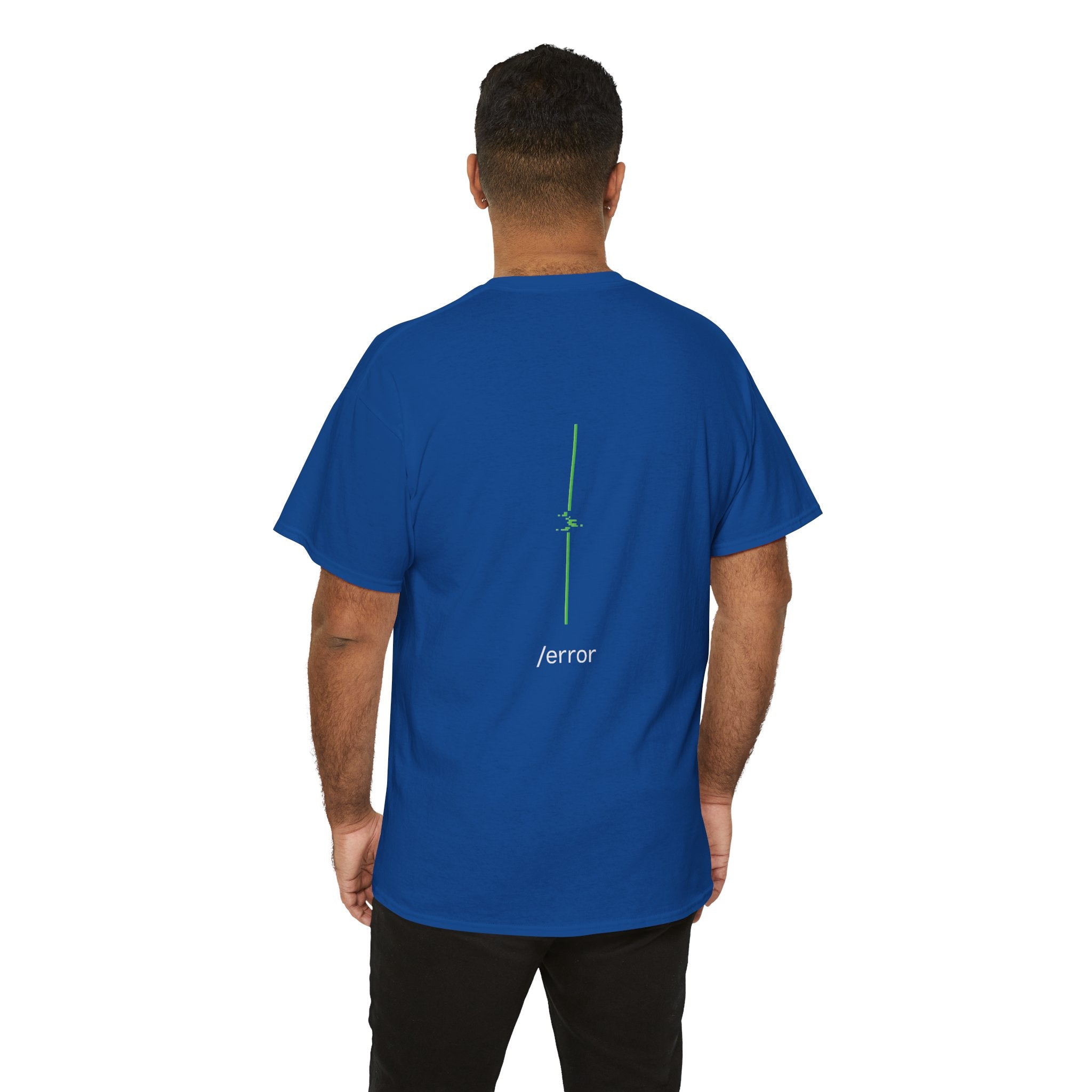 Glitch Line – Minimalistisches Neon Streetwear T-Shirt