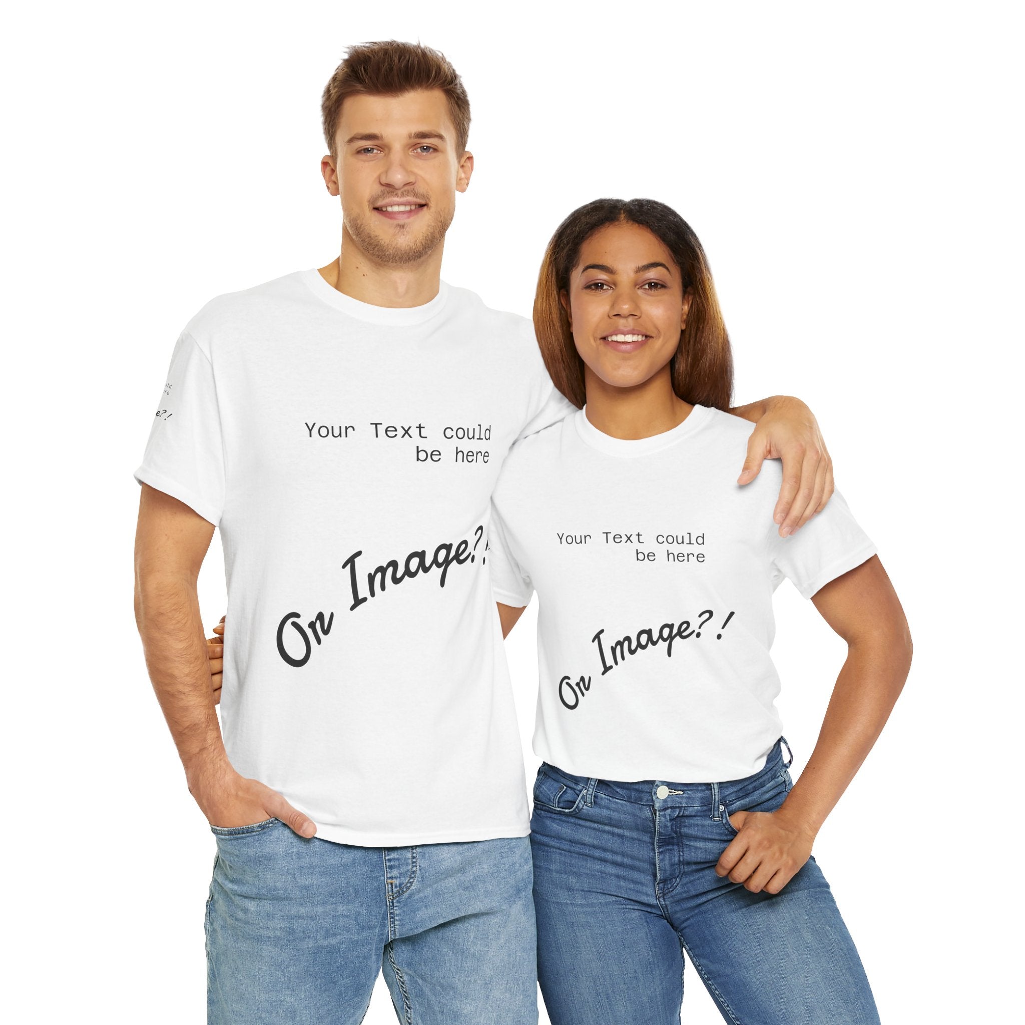 Individuell Bedruckbares Unisex Basic T-Shirt