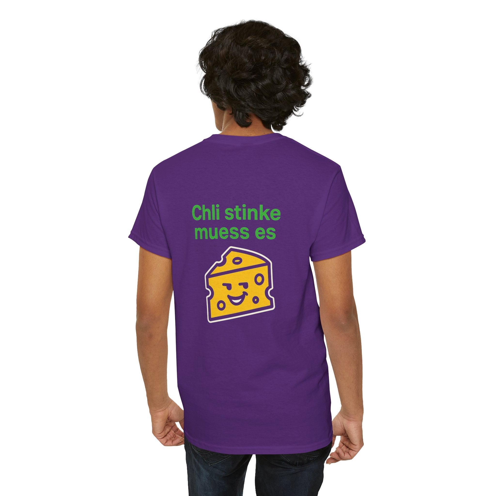 Chli stinke muess es – Schweizer Käse Humor T-Shirt