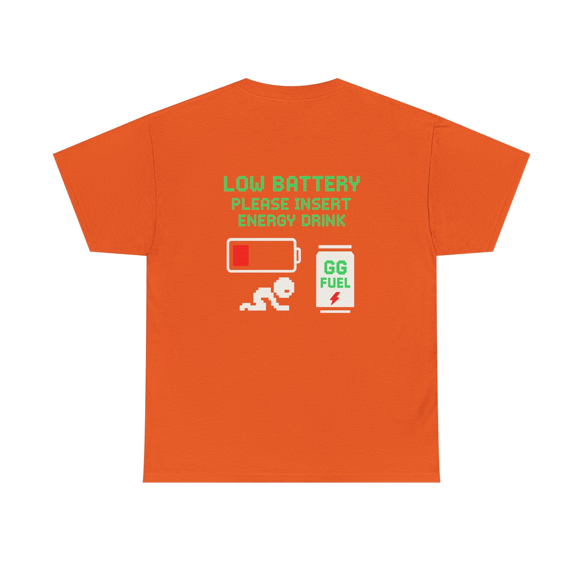 Low Battery – Please Insert Energy Drink – Gaming Meme Shirt