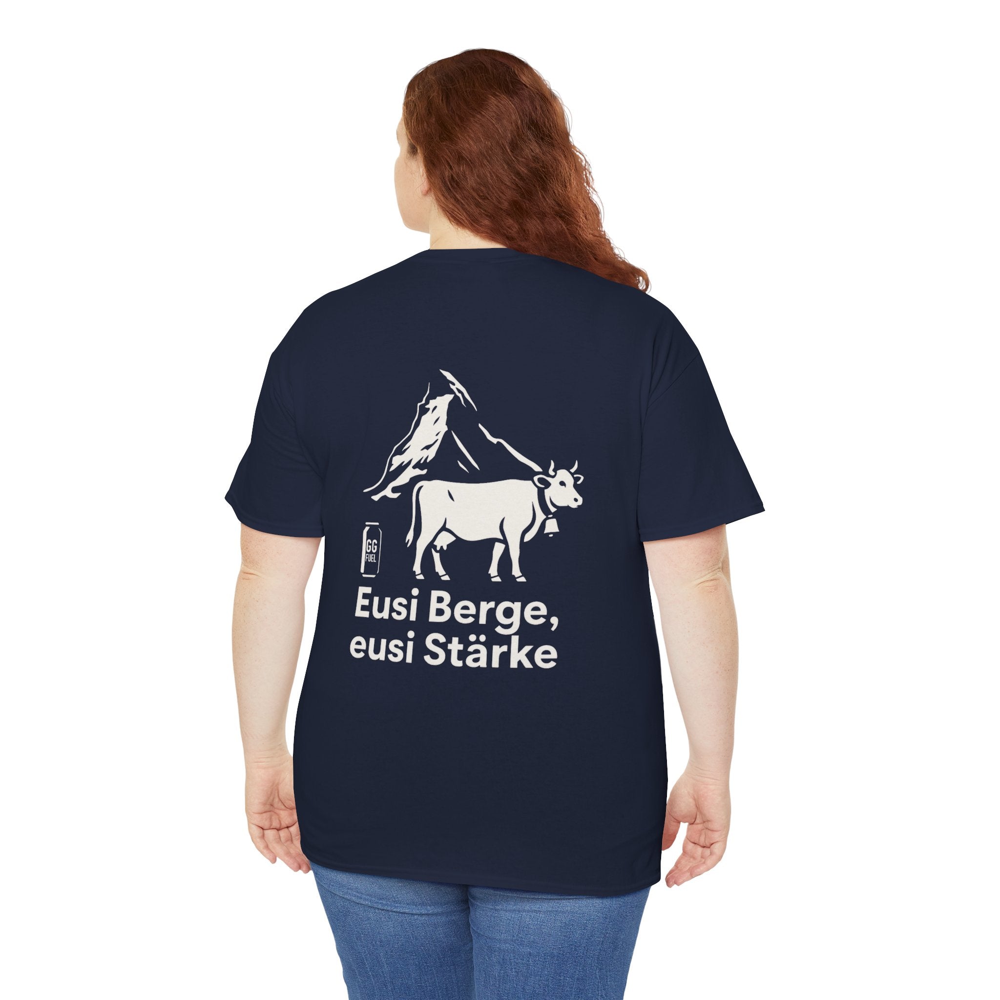 Eusi Berge, eusi Stärke – Matterhorn Schweiz T-Shirt