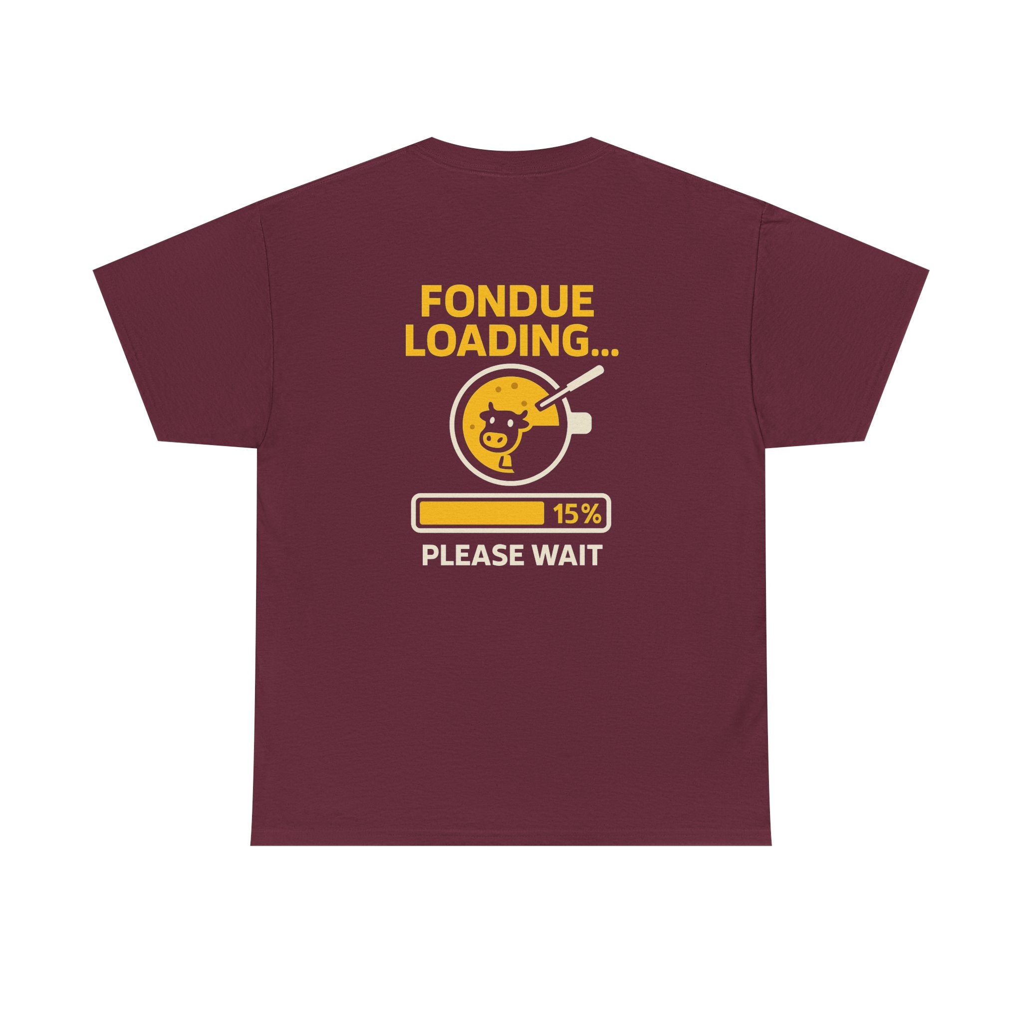 Fondue Loading – Schweizer Winter Meme T-Shirt