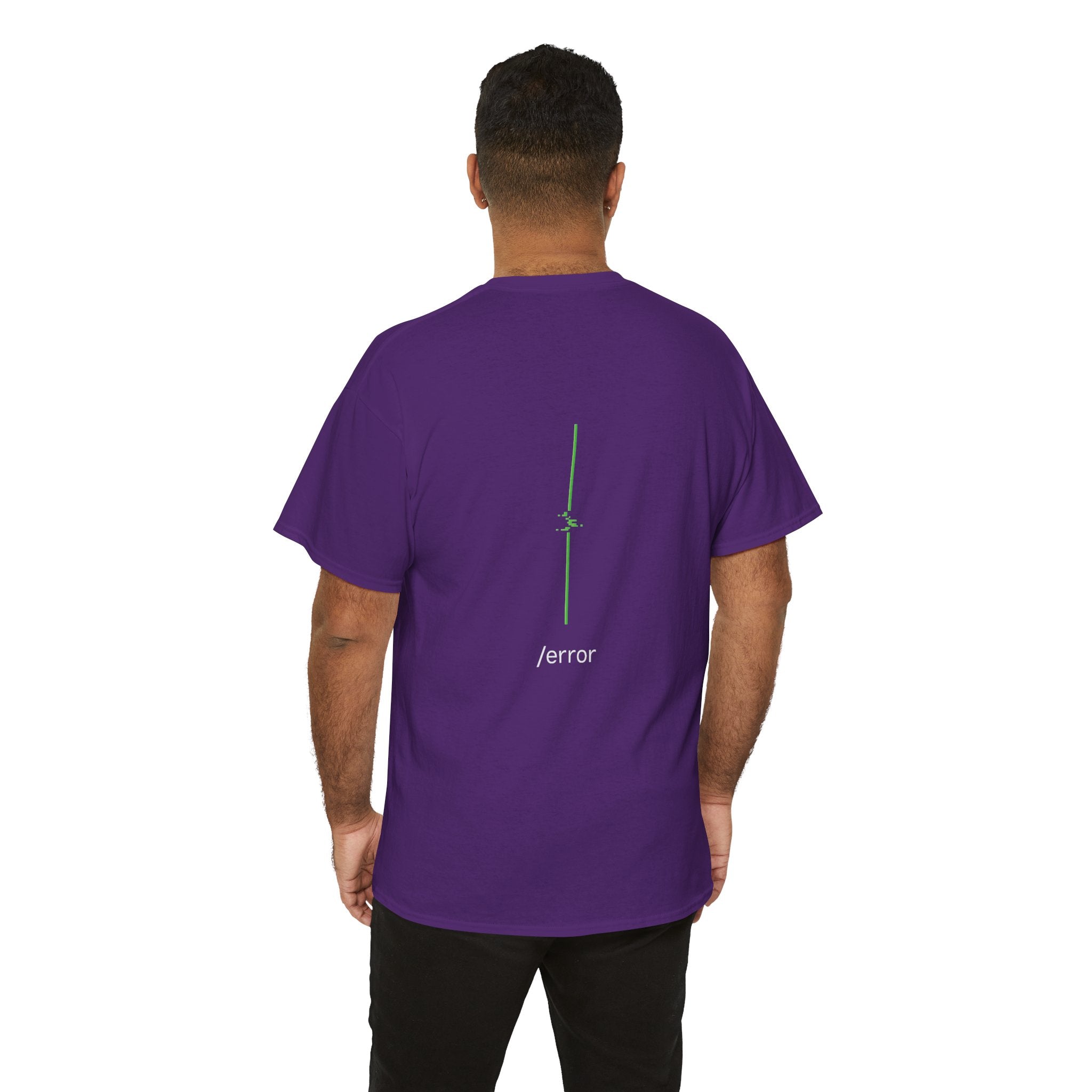 Glitch Line – Minimalistisches Neon Streetwear T-Shirt