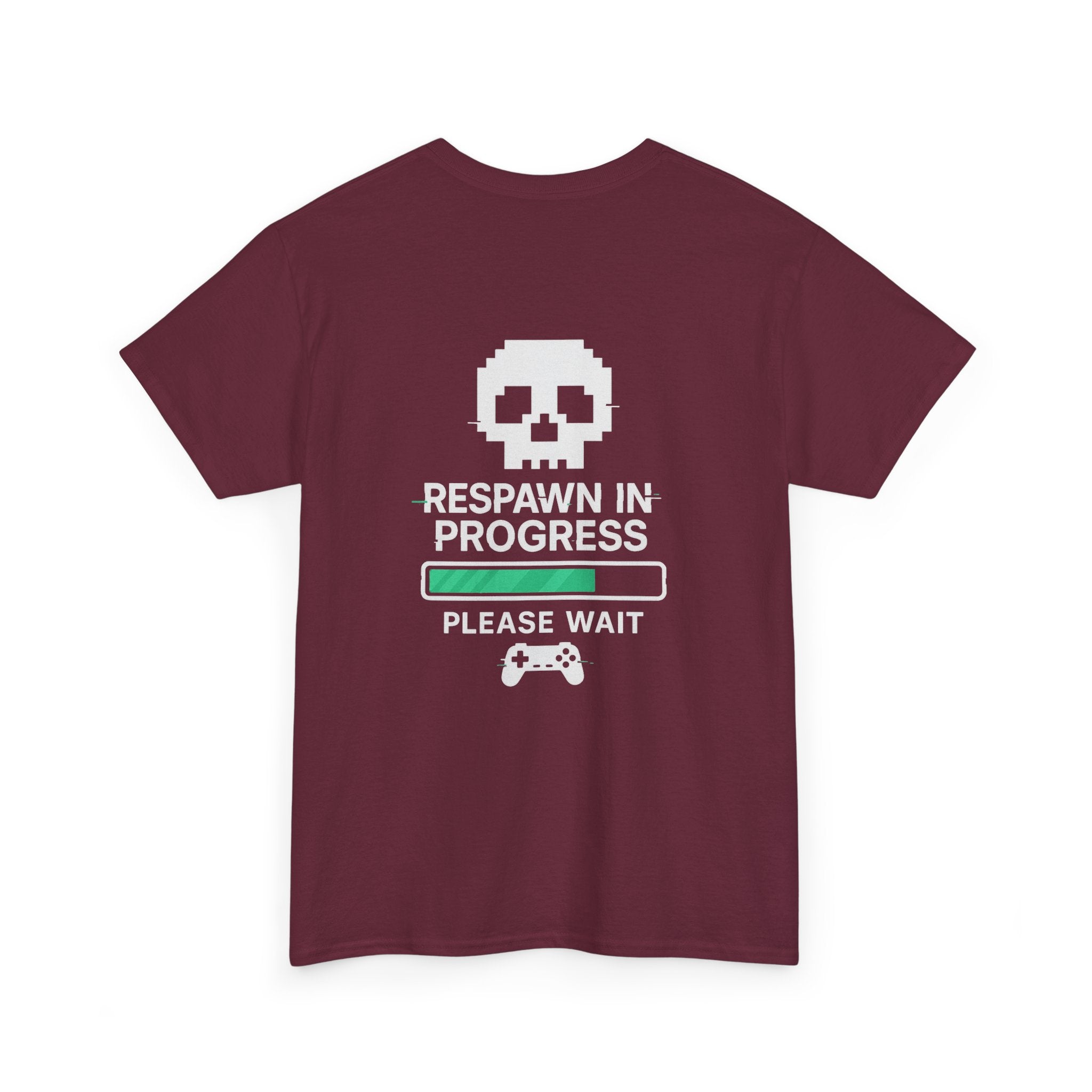 Respawn in Progress – Please Wait – Gamer Meme T-Shirt