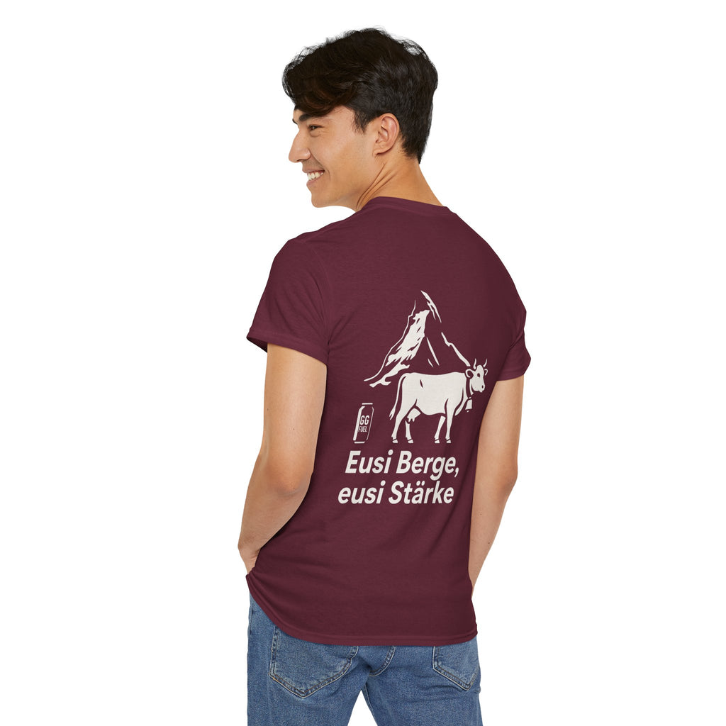 Eusi Berge, eusi Stärke – Matterhorn Schweiz T-Shirt