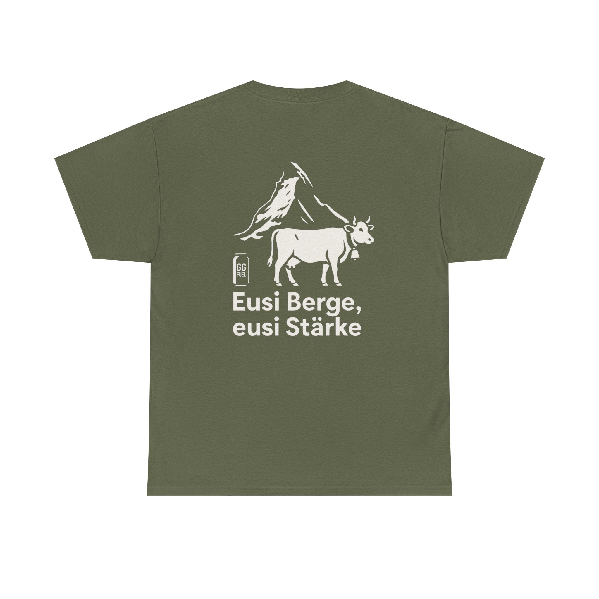 Eusi Berge, eusi Stärke – Matterhorn Schweiz T-Shirt