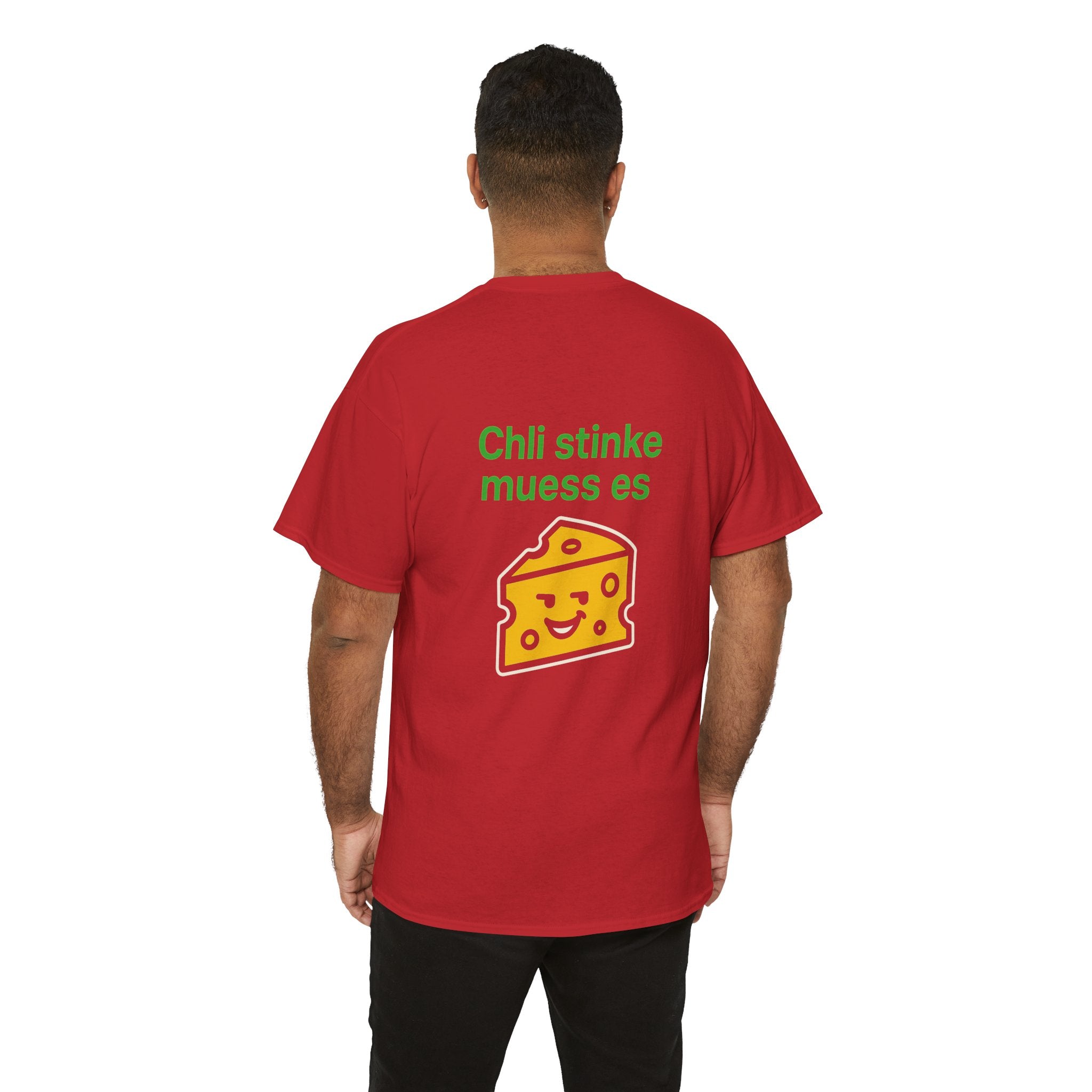 Chli stinke muess es – Schweizer Käse Humor T-Shirt