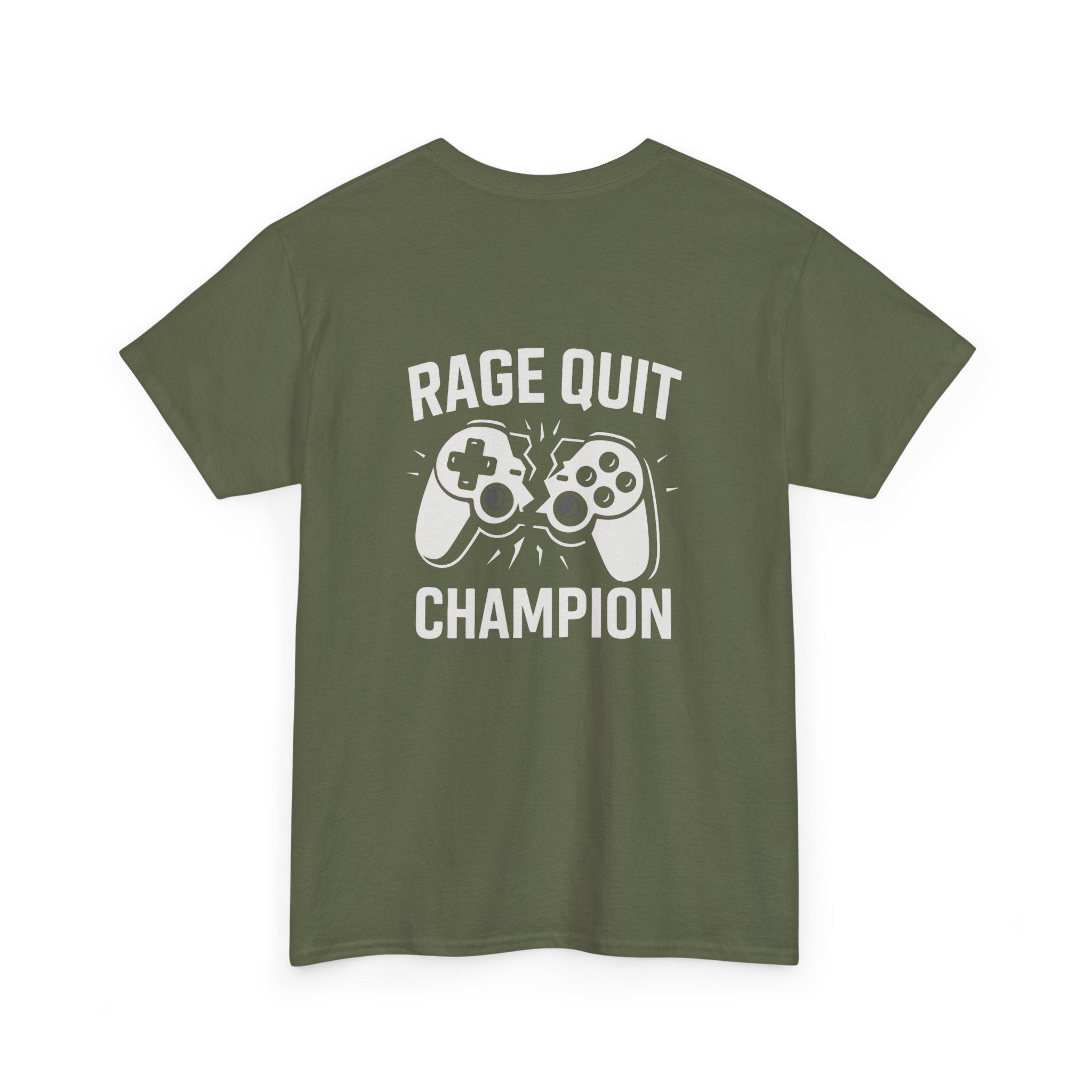 Rage Quit Champion – Lustiges Gamer Meme T-Shirt