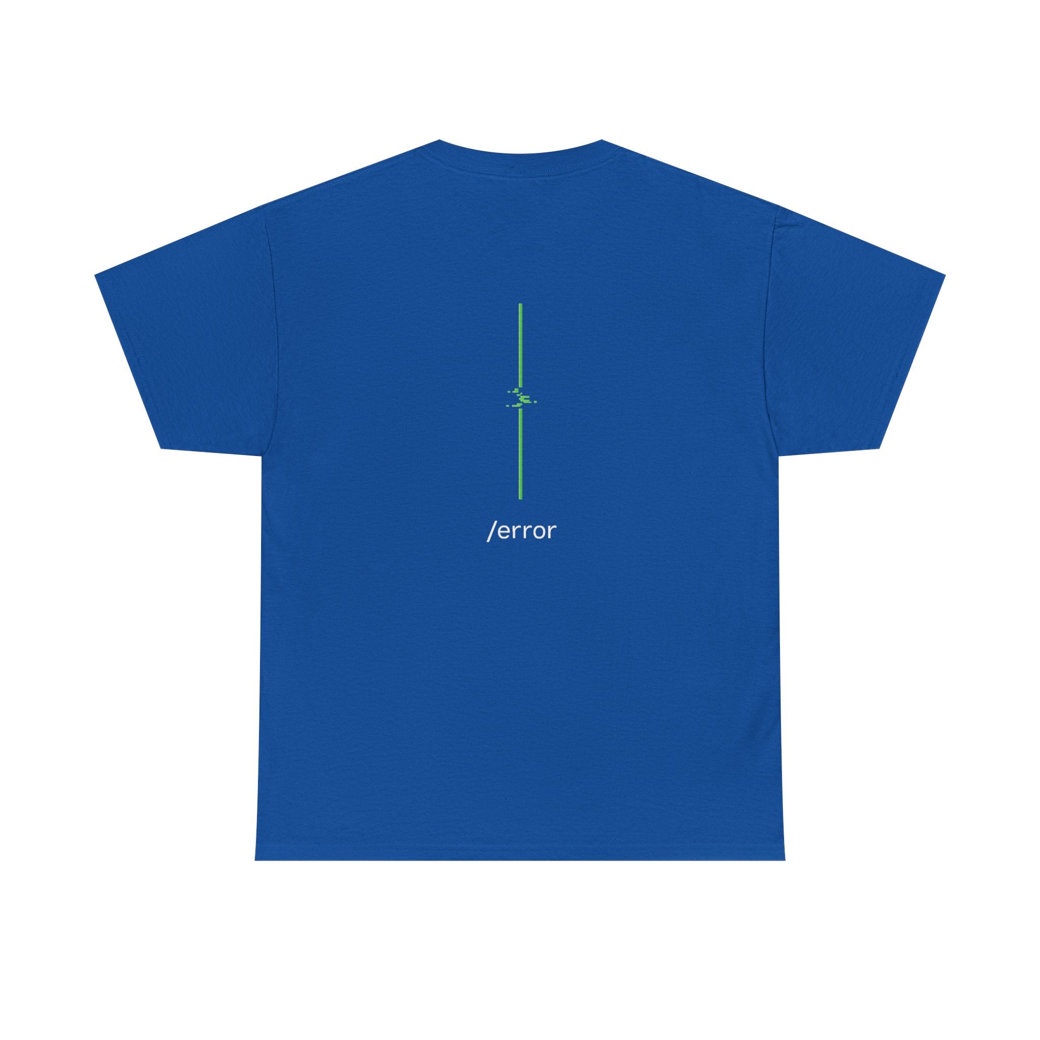 Glitch Line – Minimalistisches Neon Streetwear T-Shirt