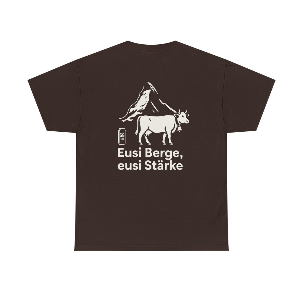 Eusi Berge, eusi Stärke – Matterhorn Schweiz T-Shirt