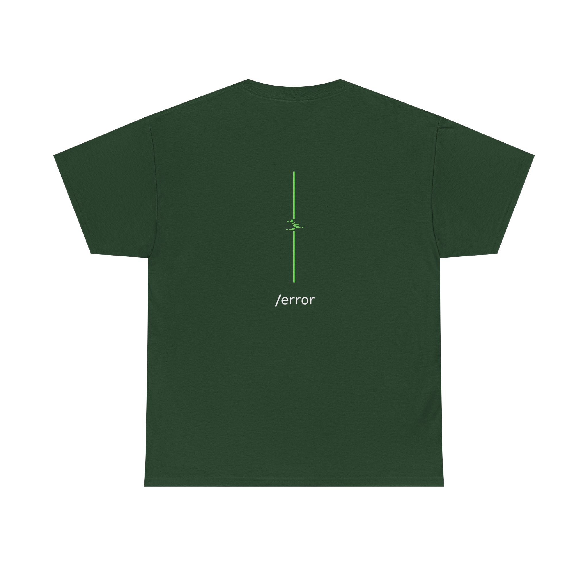 Glitch Line – Minimalistisches Neon Streetwear T-Shirt