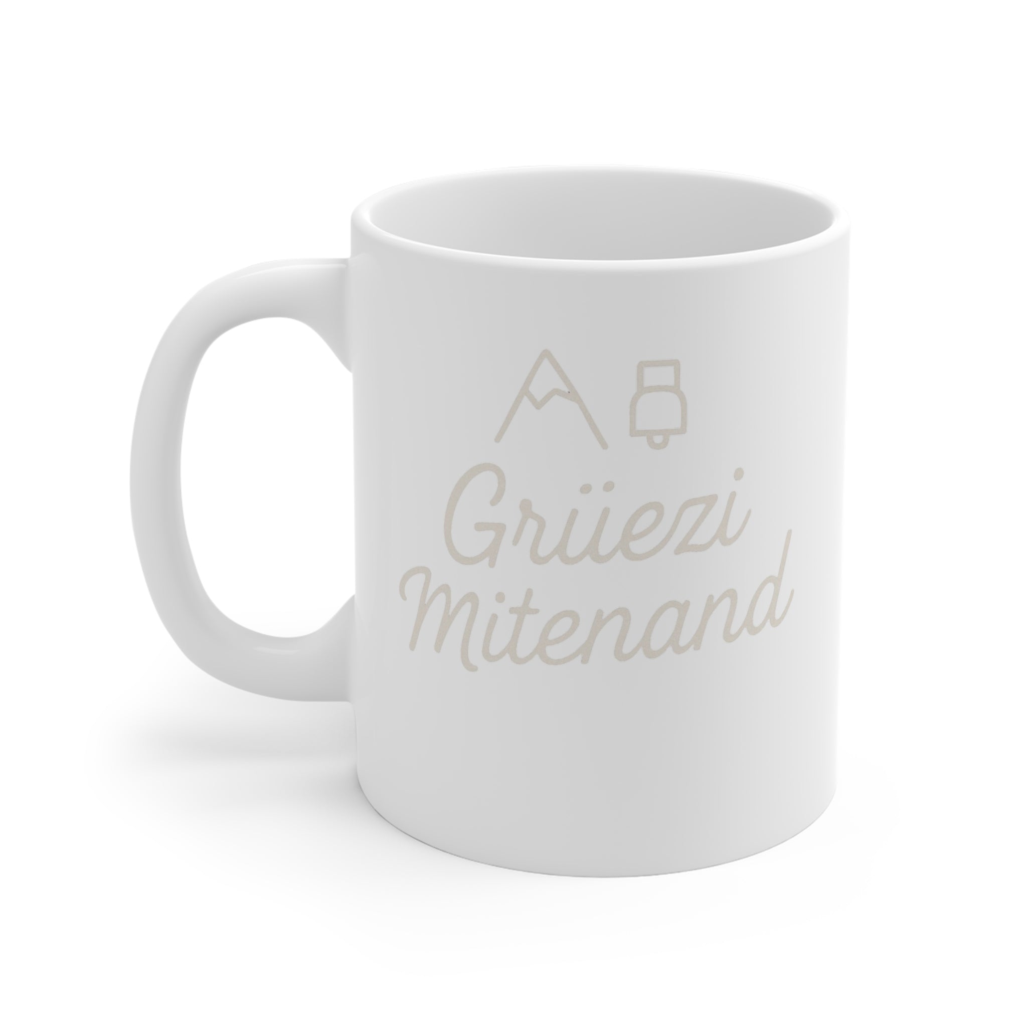 Grüezi Mitenand – Schweizer Dialekt Tasse