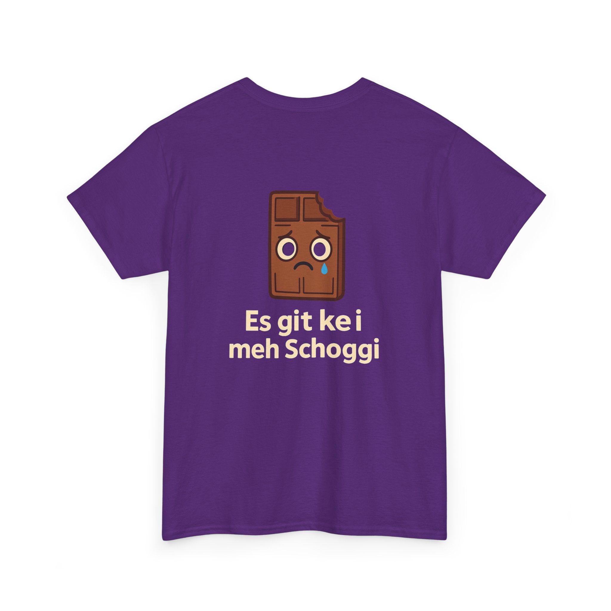 Es git kei meh Schoggi – Schweizer Humor T-Shirt