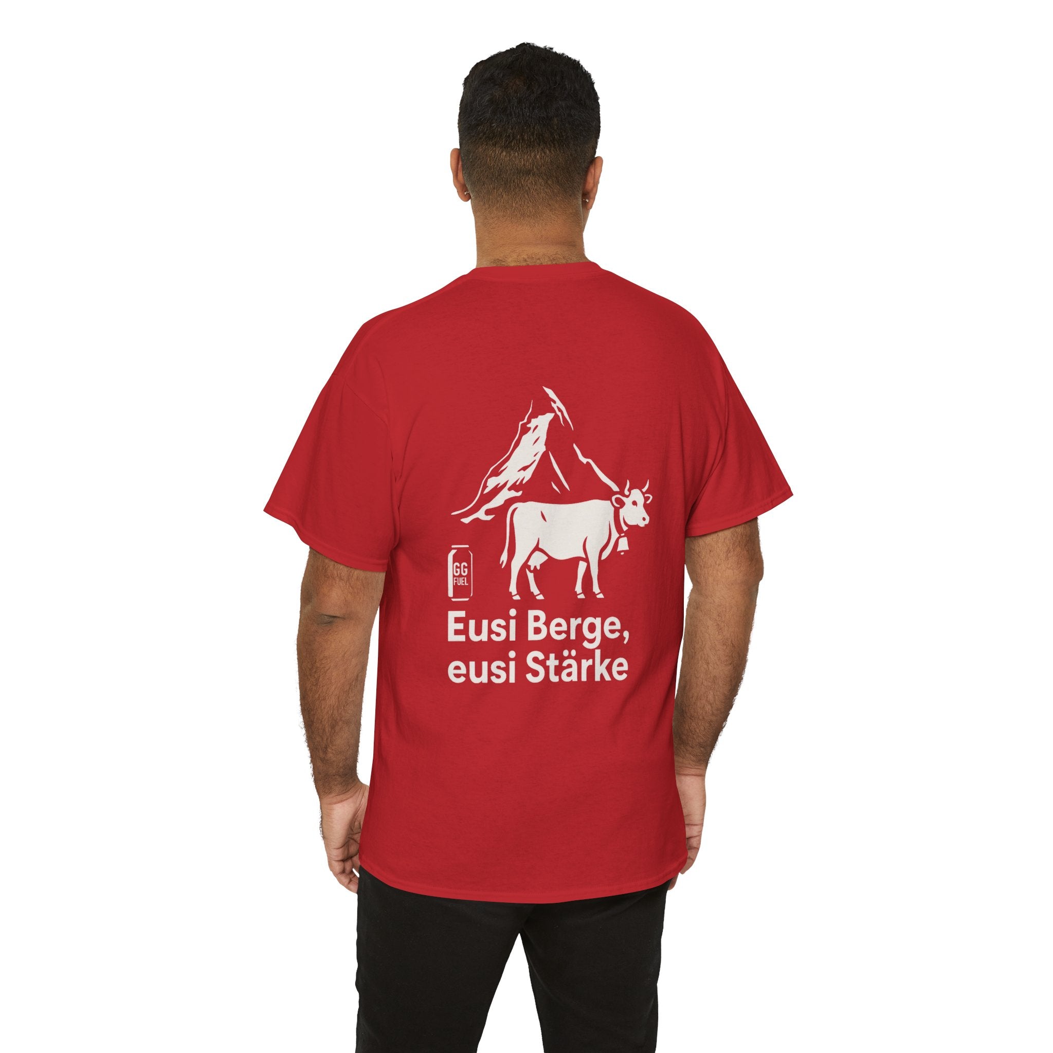 Eusi Berge, eusi Stärke – Matterhorn Schweiz T-Shirt