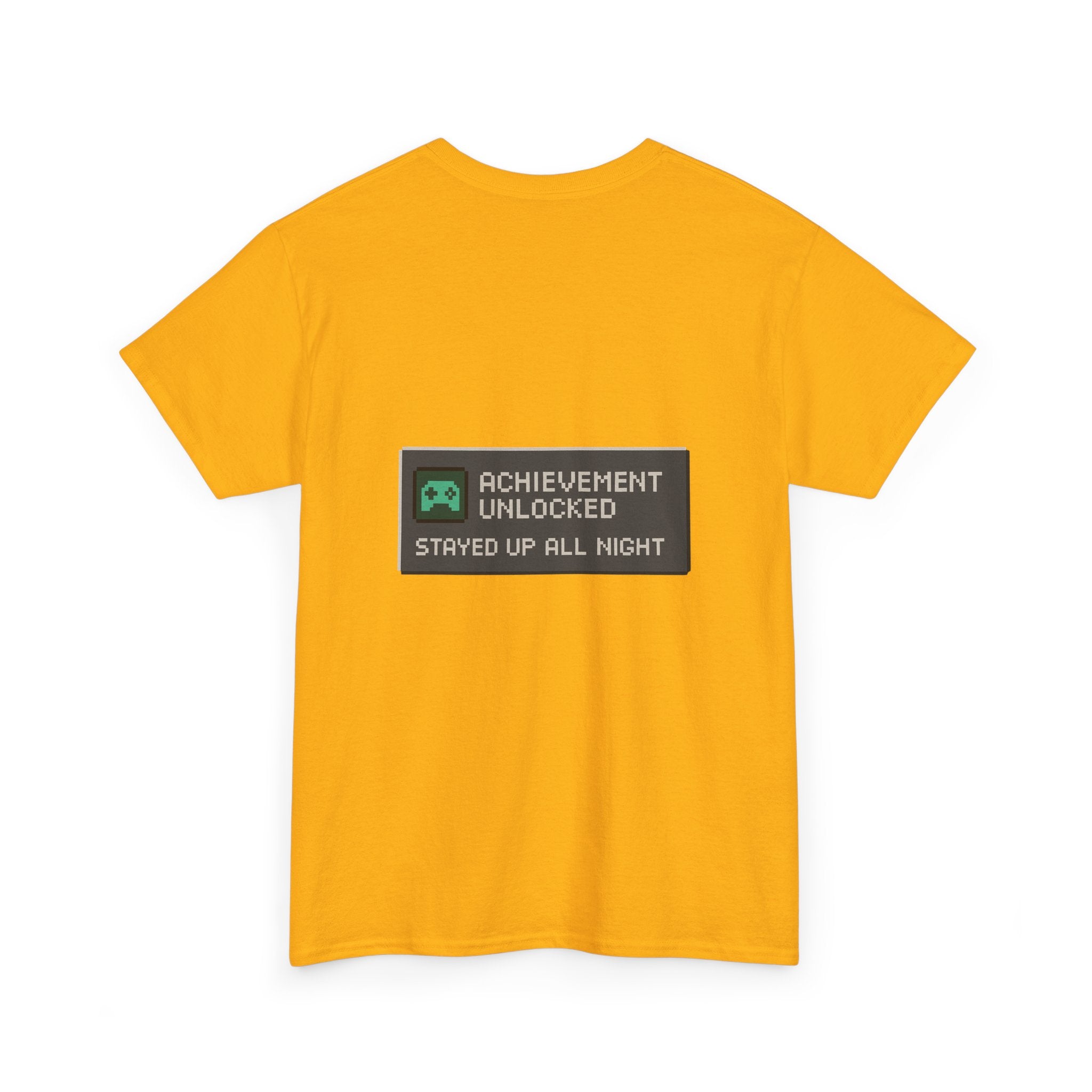 Achievement Unlocked – Stayed Up All Night – Gamer Meme T-Shirt
