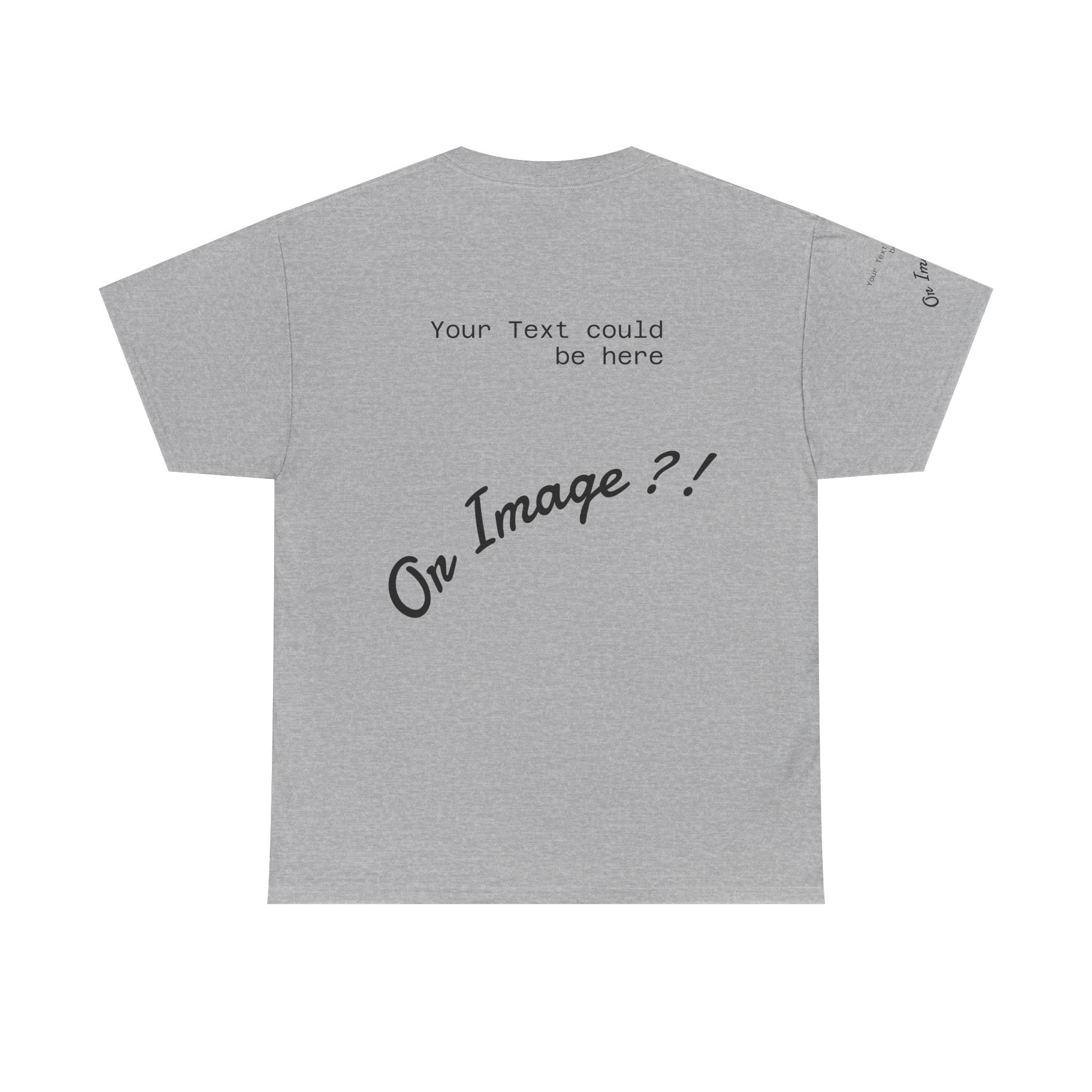 Individuell Bedruckbares Unisex Basic T-Shirt