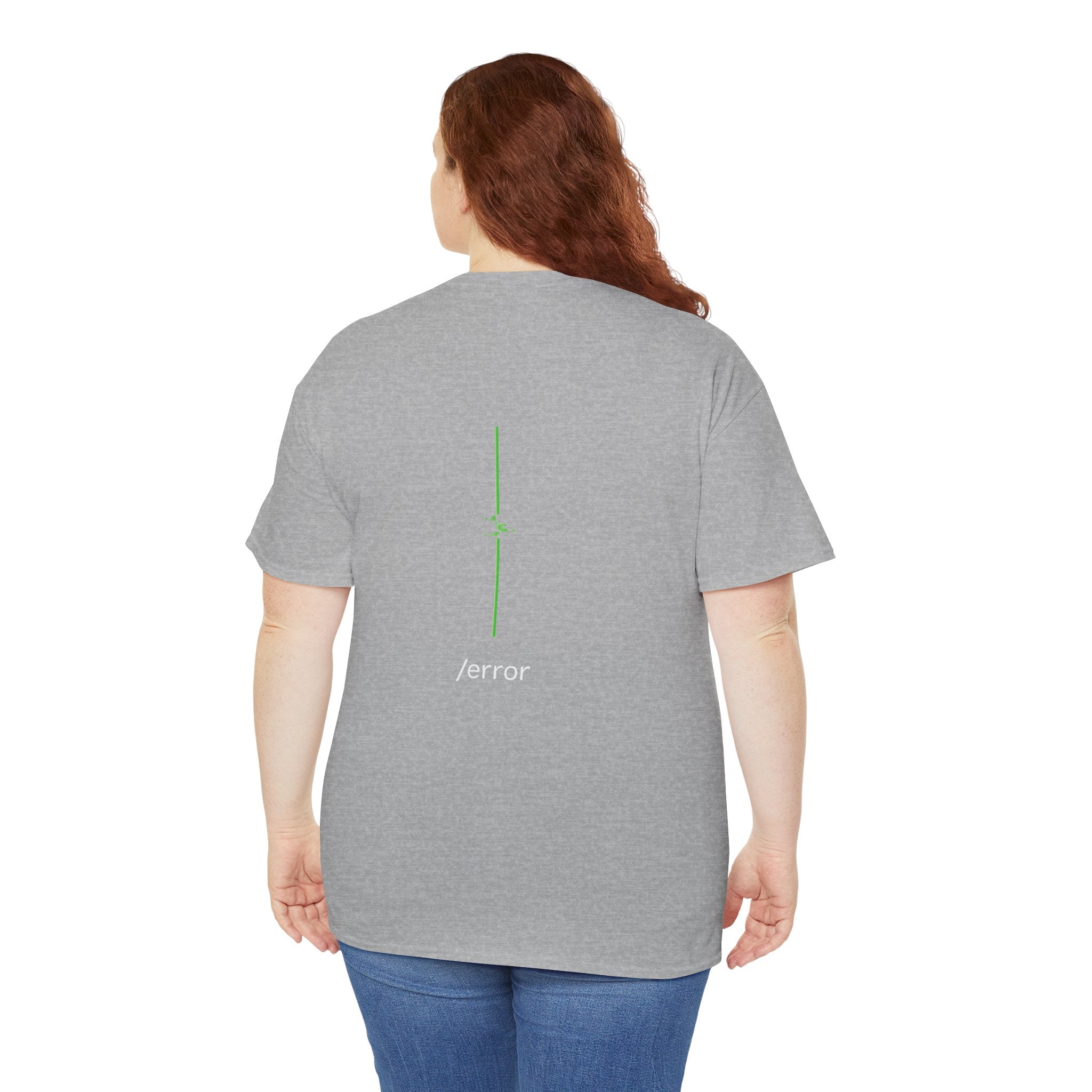 Glitch Line – Minimalistisches Neon Streetwear T-Shirt