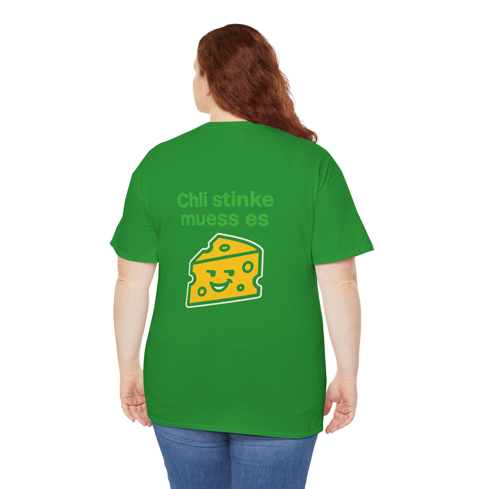 Chli stinke muess es – Schweizer Käse Humor T-Shirt