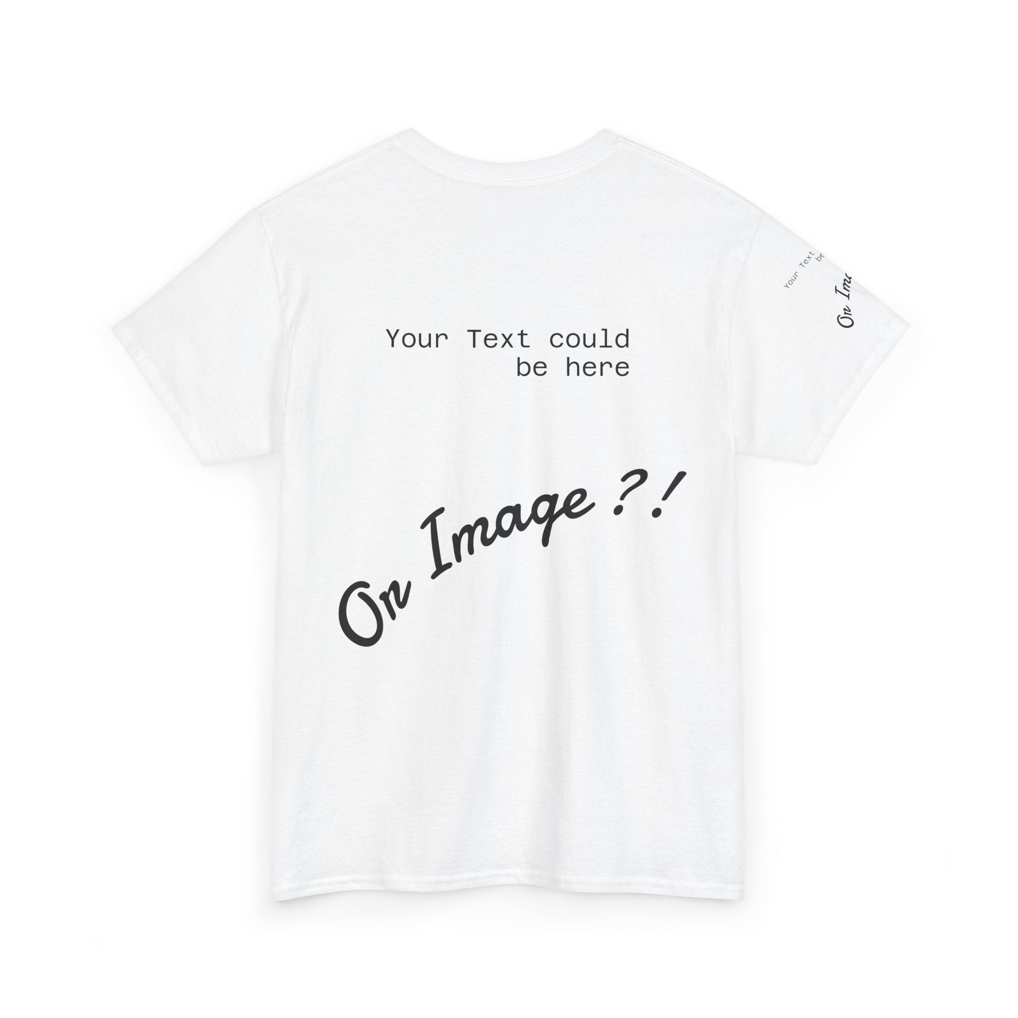 Individuell Bedruckbares Unisex Basic T-Shirt