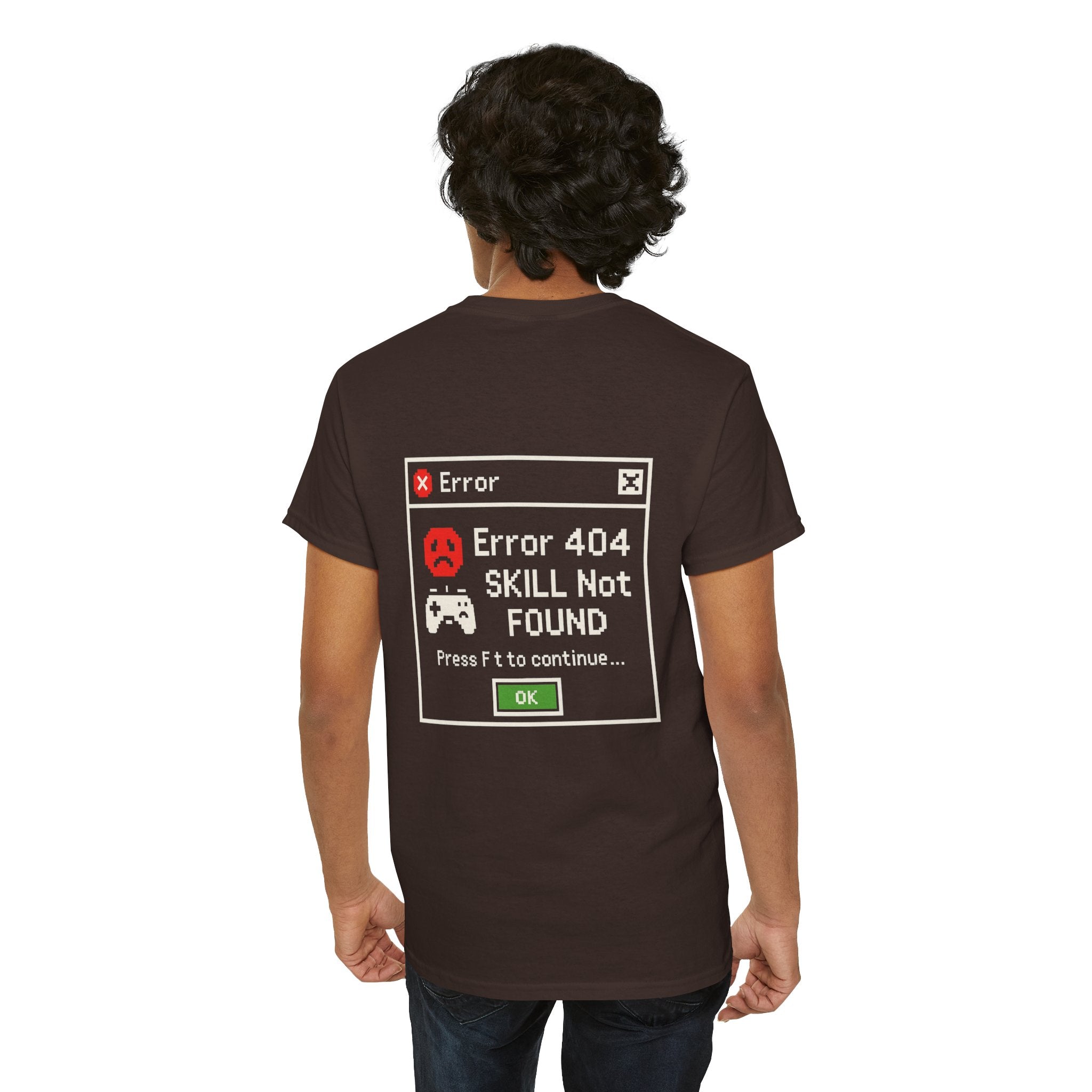 Error 404 – Skill Not Found – Gamer & Tech Meme T-Shirt