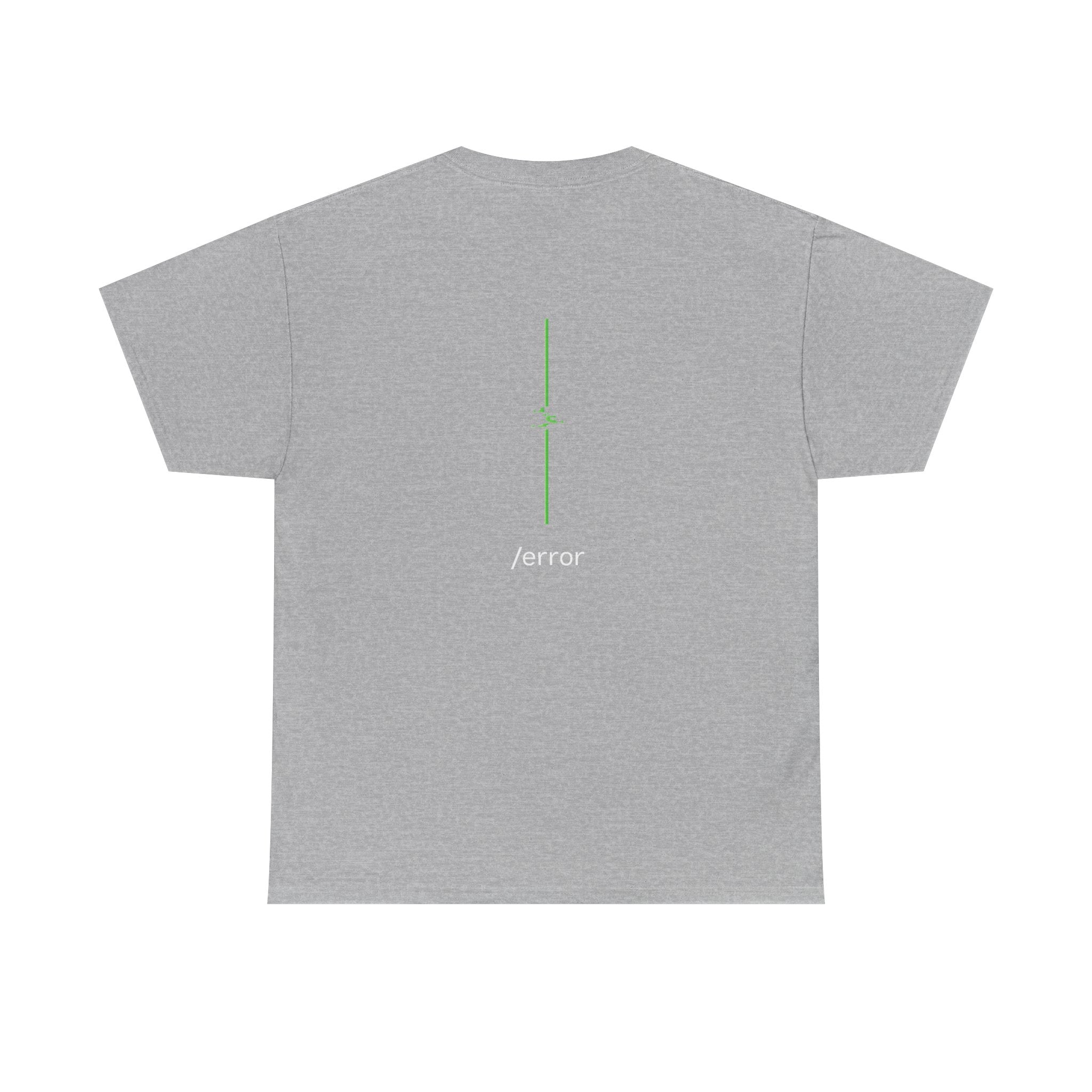 Glitch Line – Minimalistisches Neon Streetwear T-Shirt