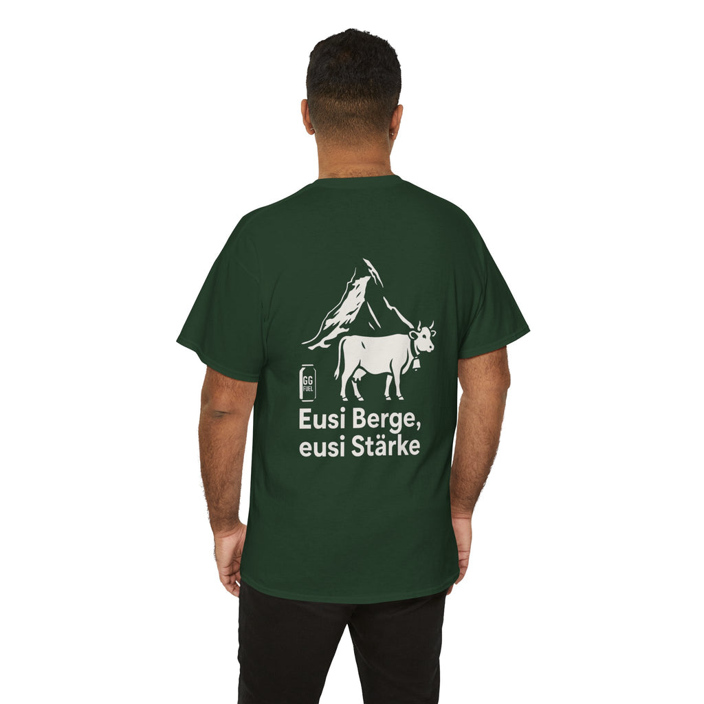 Eusi Berge, eusi Stärke – Matterhorn Schweiz T-Shirt