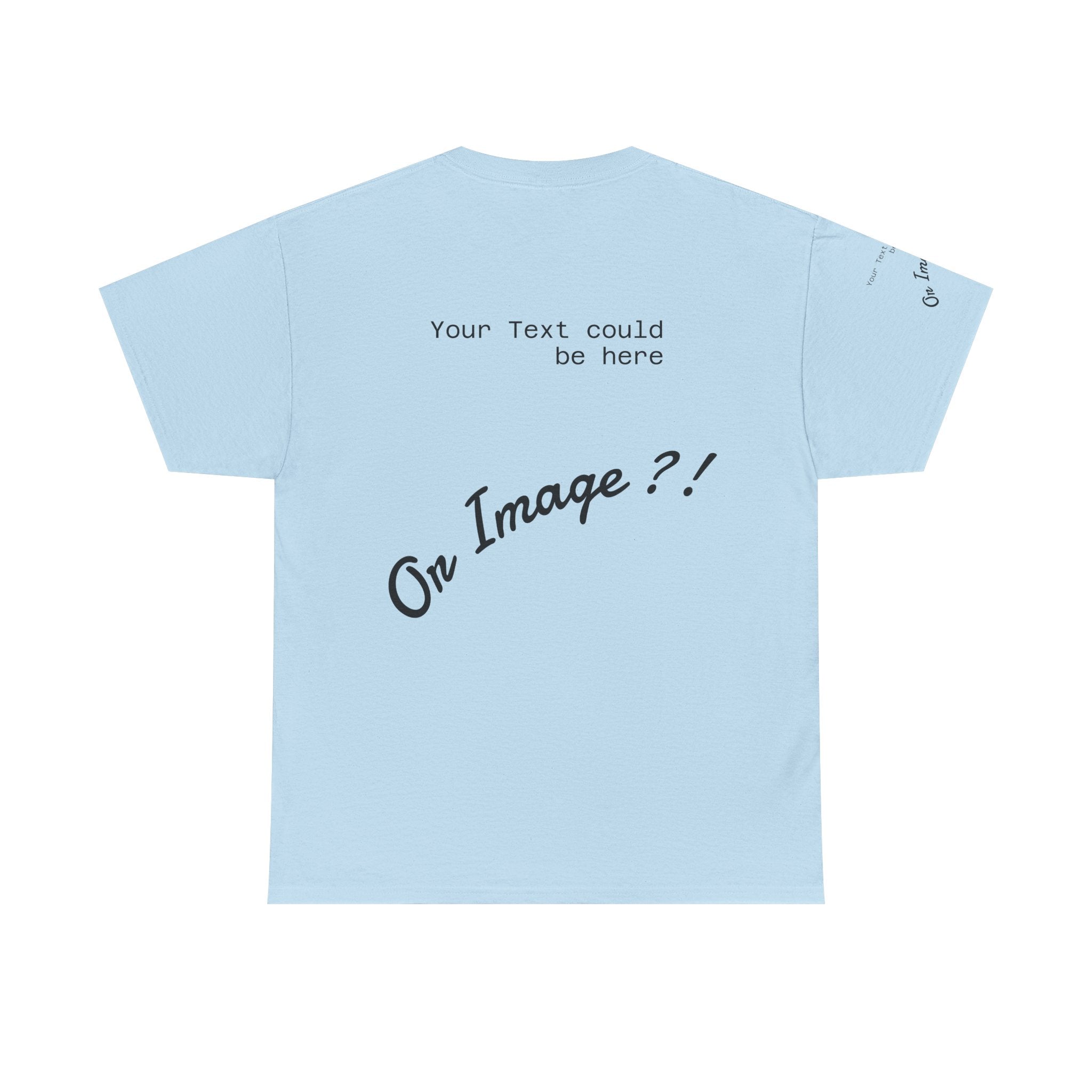 Individuell Bedruckbares Unisex Basic T-Shirt