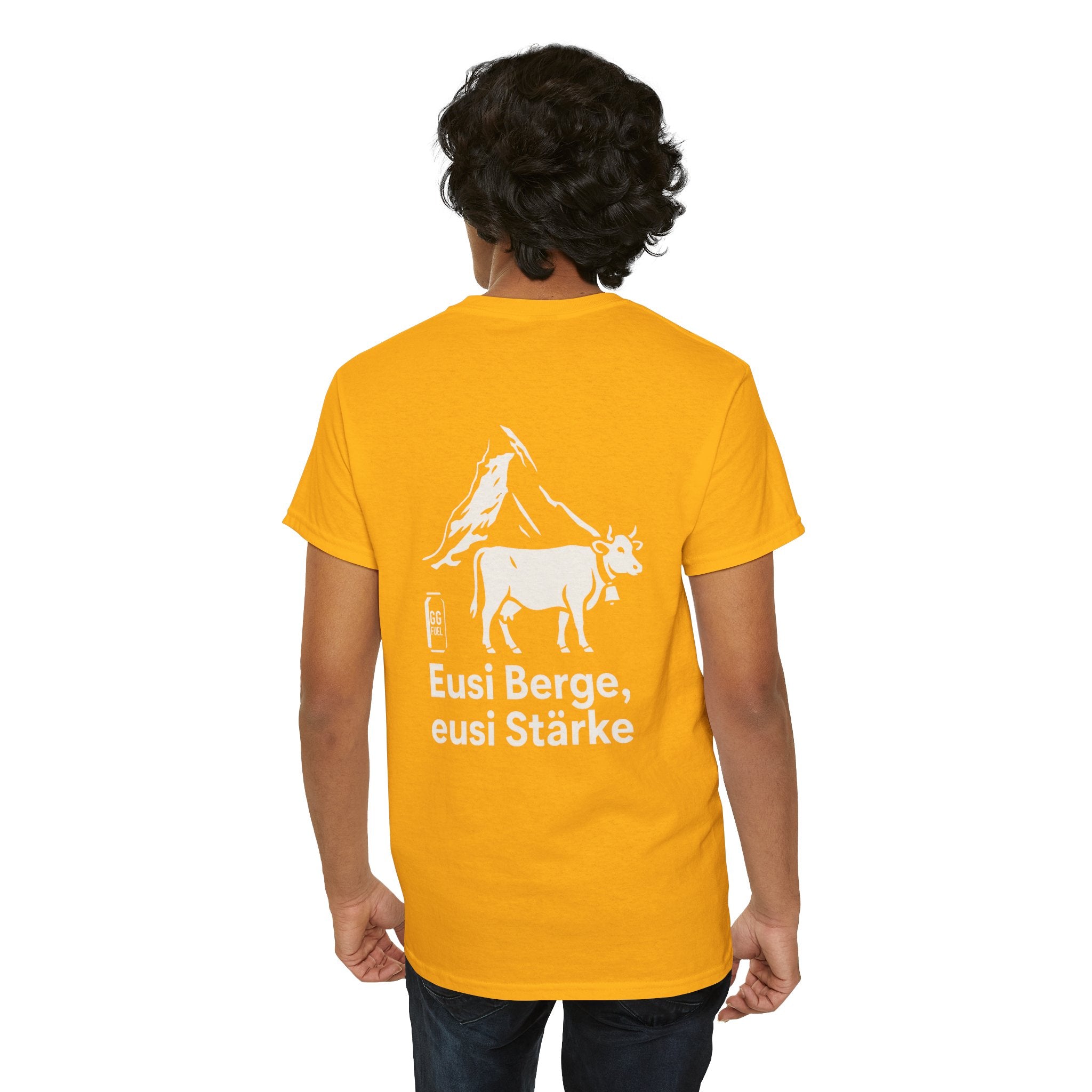 Eusi Berge, eusi Stärke – Matterhorn Schweiz T-Shirt