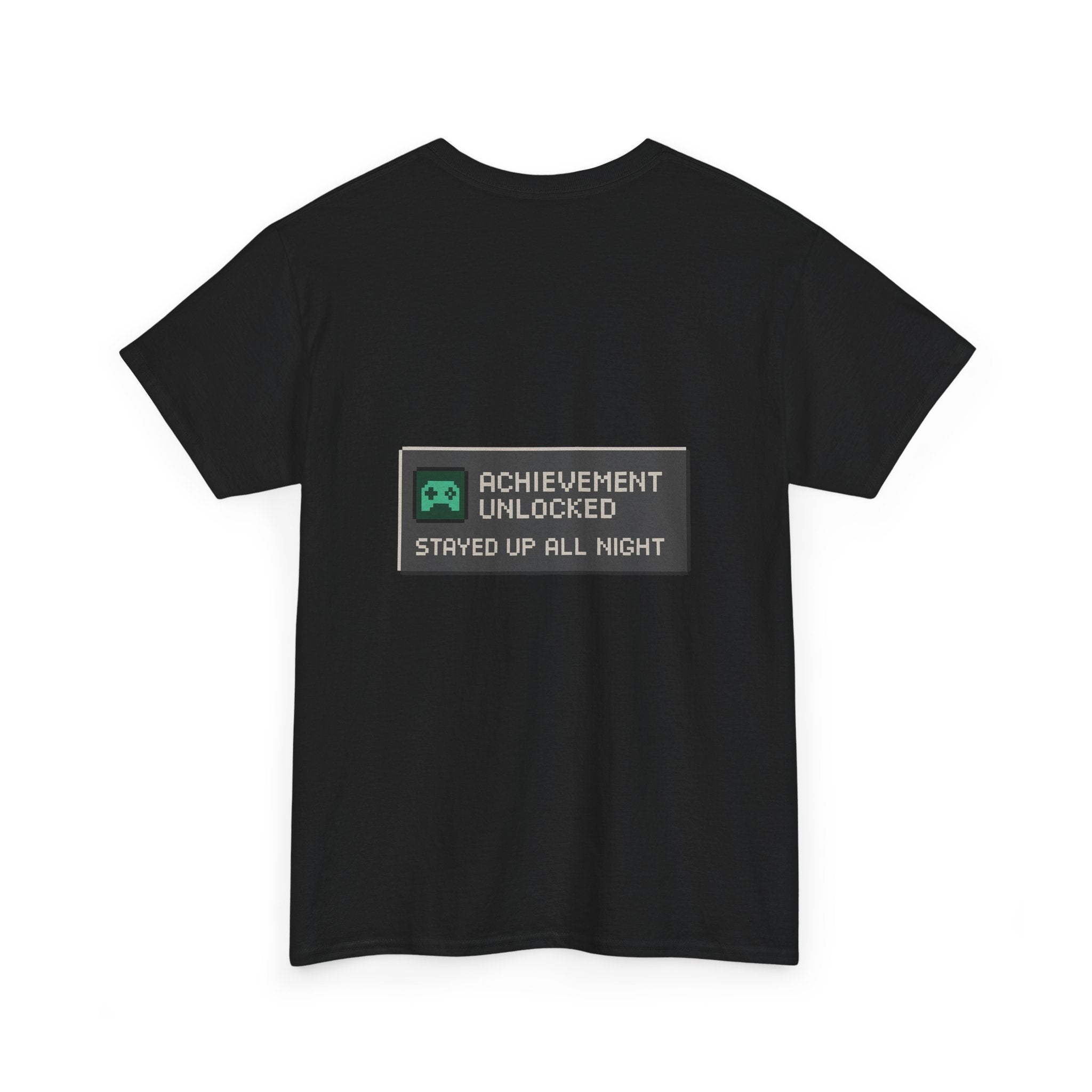Achievement Unlocked – Stayed Up All Night – Gamer Meme T-Shirt