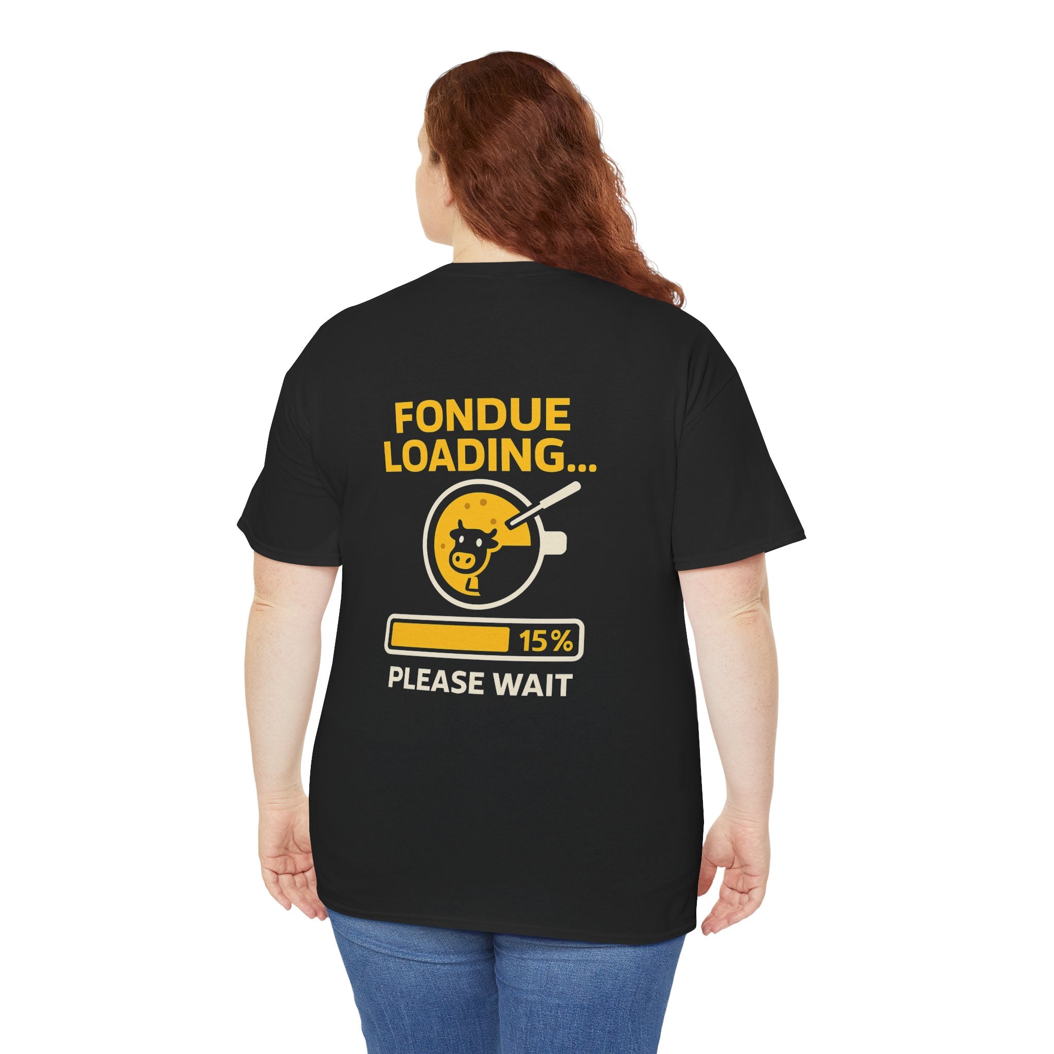 Fondue Loading – Schweizer Winter Meme T-Shirt