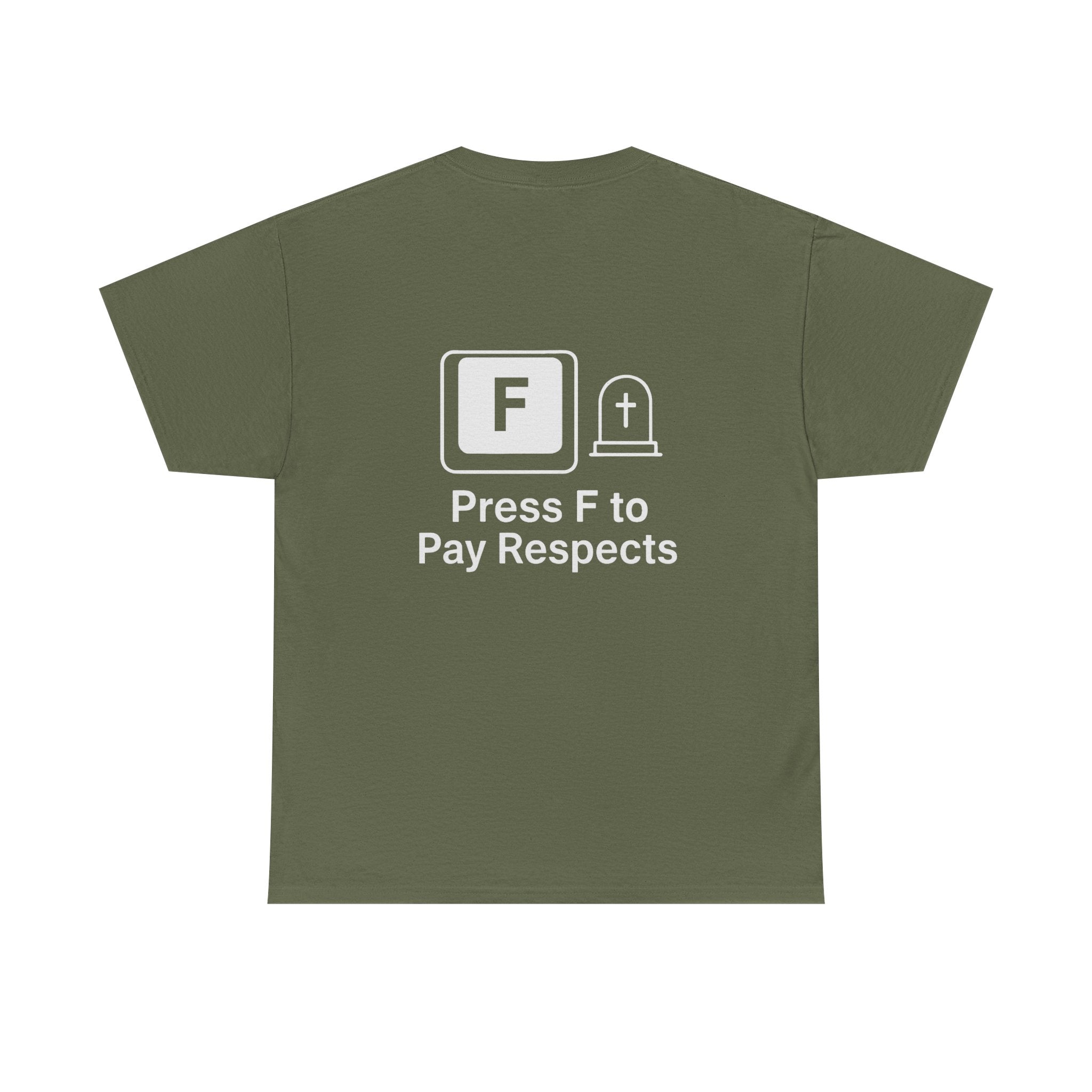 Press F to Pay Respects – Gamer Meme T-Shirt