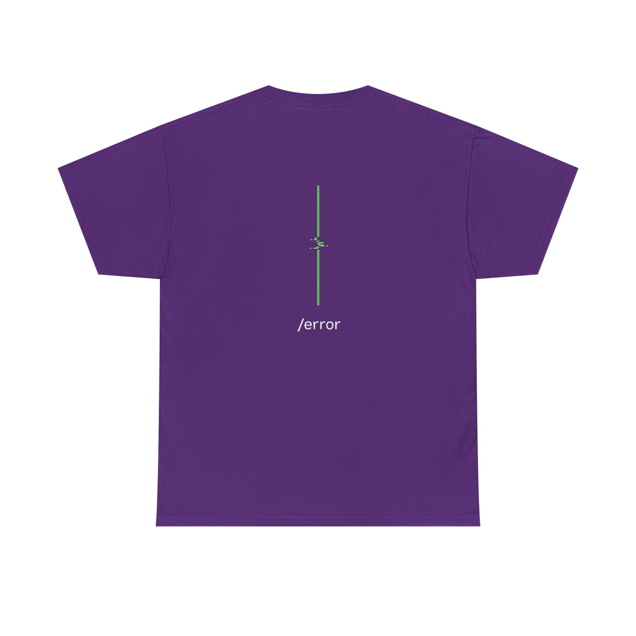 Glitch Line – Minimalistisches Neon Streetwear T-Shirt