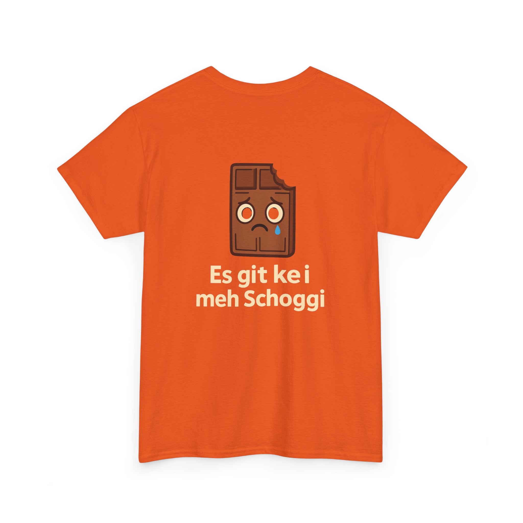 Es git kei meh Schoggi – Schweizer Humor T-Shirt