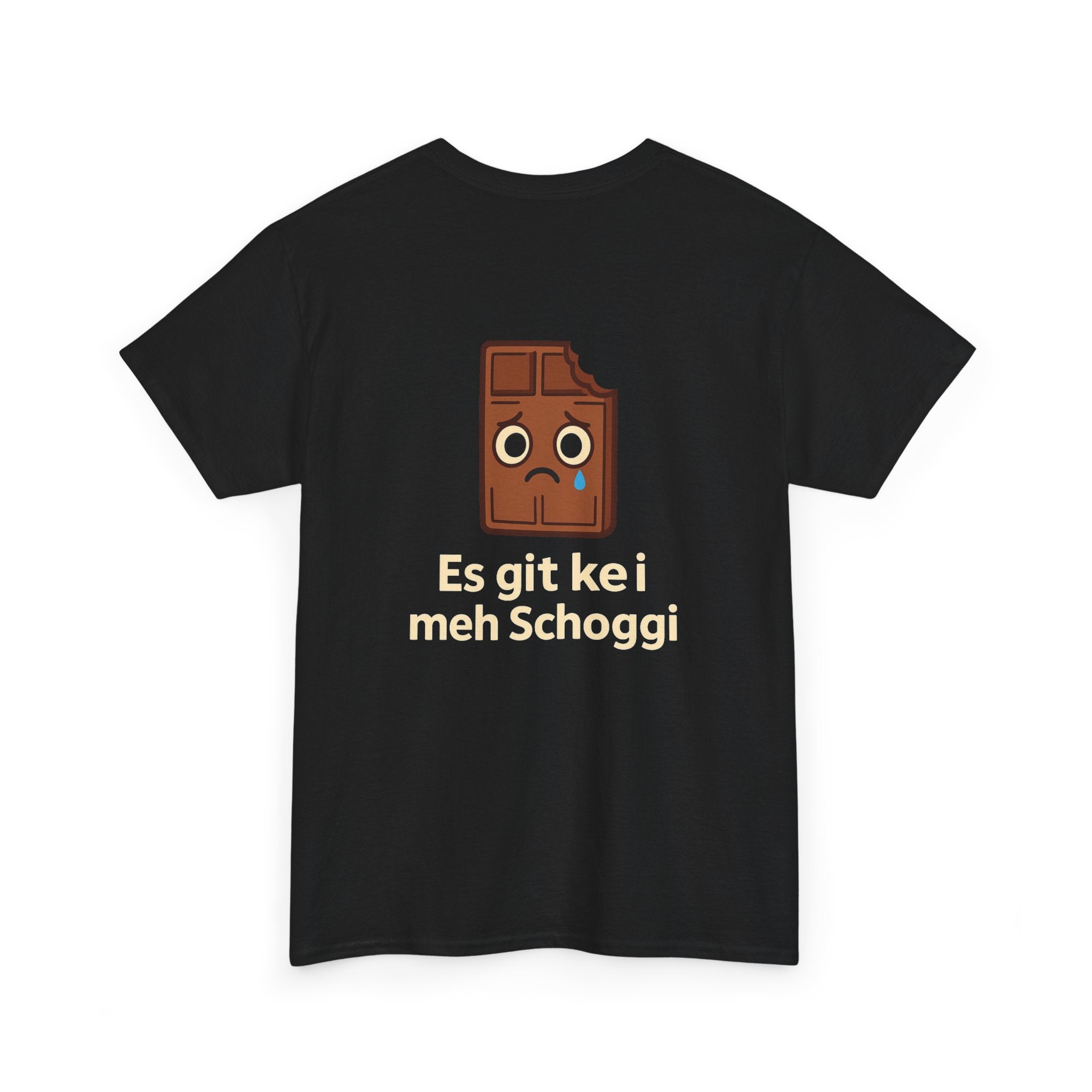 Es git kei meh Schoggi – Schweizer Humor T-Shirt