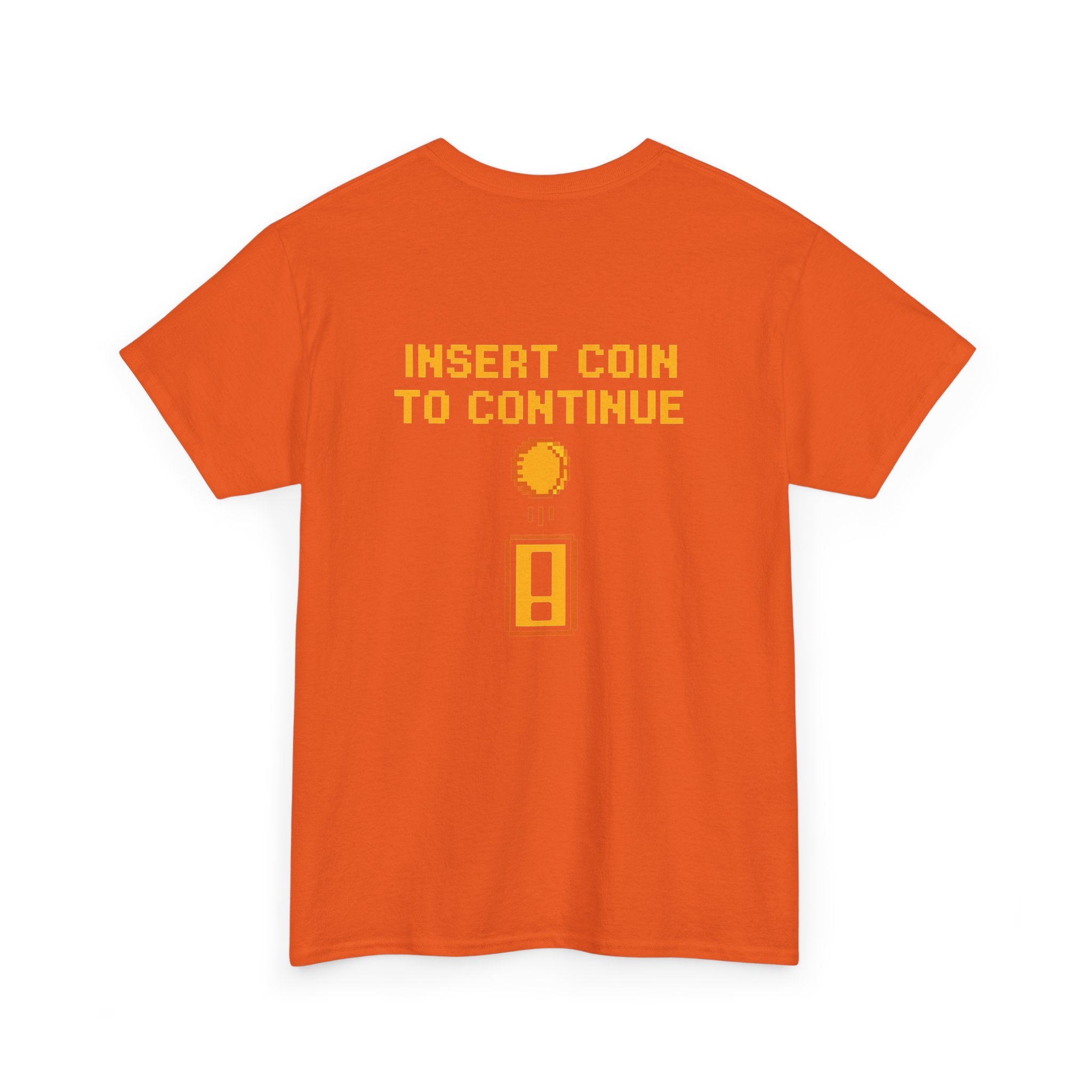 Insert Coin to Continue – Retro Arcade Gamer T-Shirt
